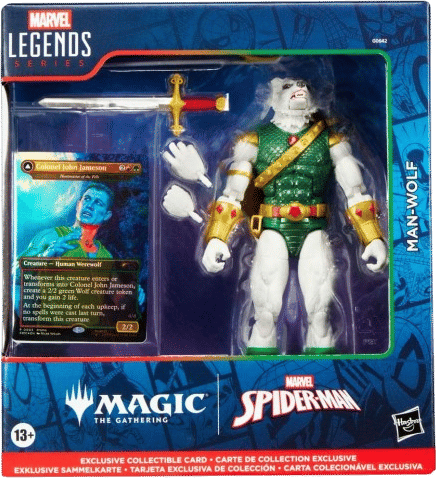 Marvels Spider-Man Marvel Legends Figure Set Man-Wolf — Marvel's Spider-Man — Magic: The Gathering
