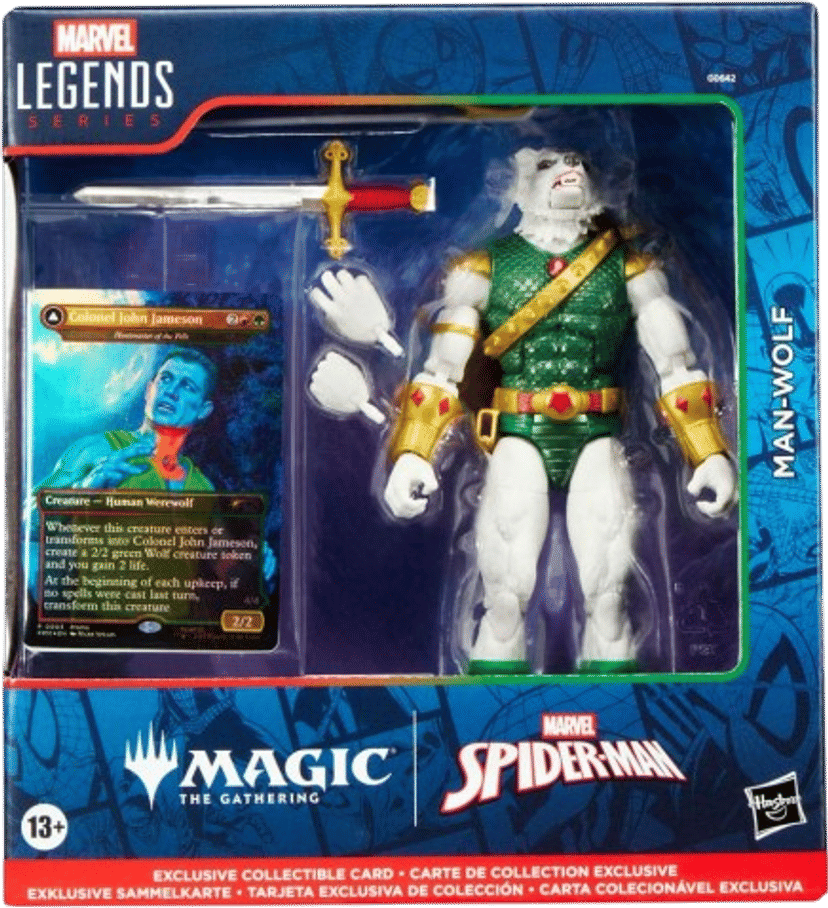 Marvels Spider-Man Marvel Legends Figure Set Man-Wolf from Marvel's Spider-Man - Magic: The Gathering