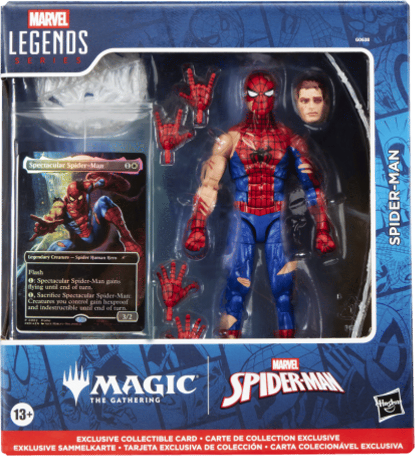 Marvels Spider-Man Marvel Legends Figure Set Spider-Man Battle-Damaged — Marvel's Spider-Man — Magic: The Gathering
