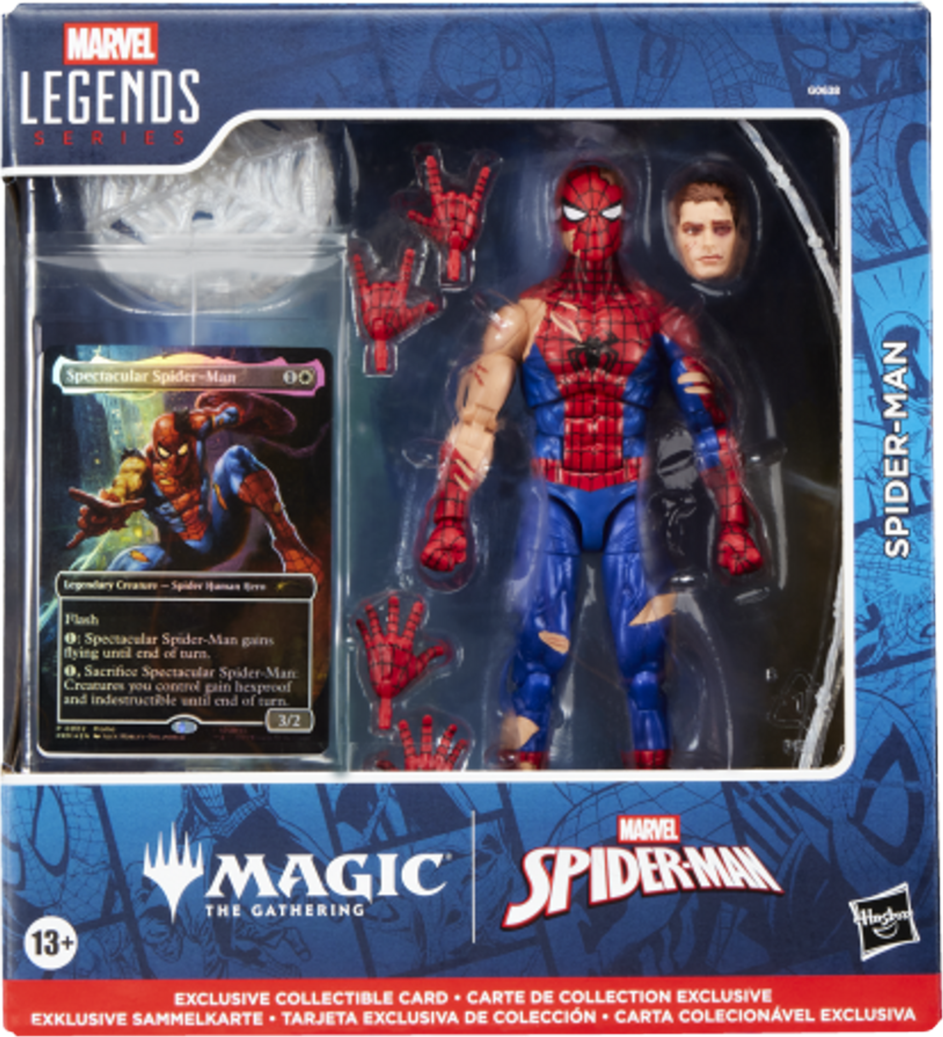 Product image for Marvels Spider-Man Marvel Legends Figure Set Spider-Man Battle-Damaged