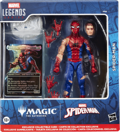 Product image for Marvels Spider-Man Marvel Legends Figure Set Spider-Man Battle-Damaged