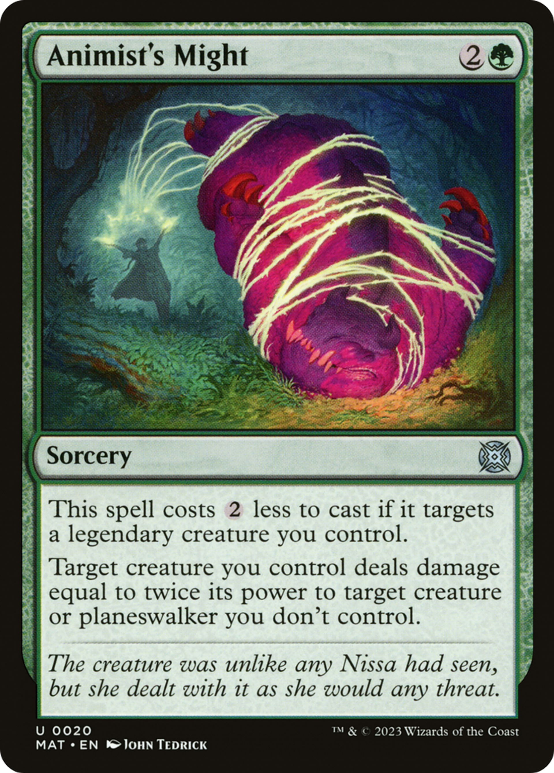 Puissance de l'animiste — March of the Machine: The Aftermath — Magic: The Gathering