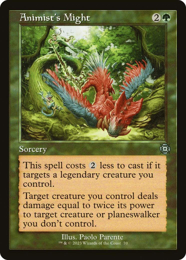 Animist's Might — March of the Machine: The Aftermath — Magic: The Gathering
