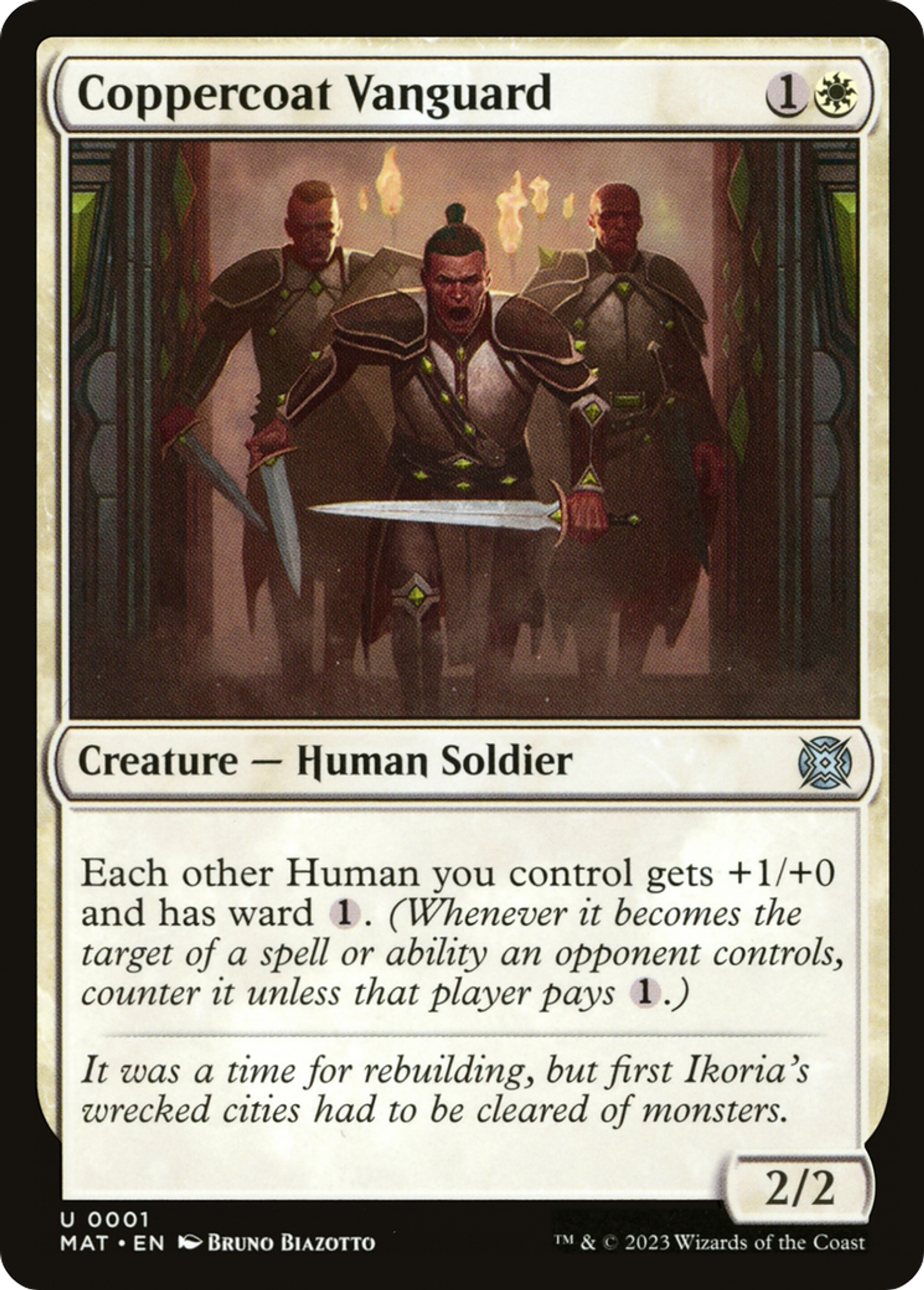 Coppercoat Vanguard — March of the Machine: The Aftermath — Magic: The Gathering
