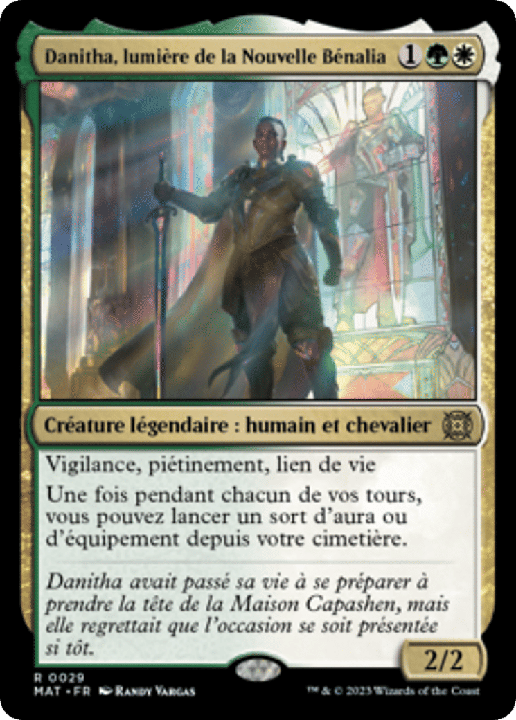 Danitha, lumière de la Nouvelle Bénalia — March of the Machine: The Aftermath — Magic: The Gathering