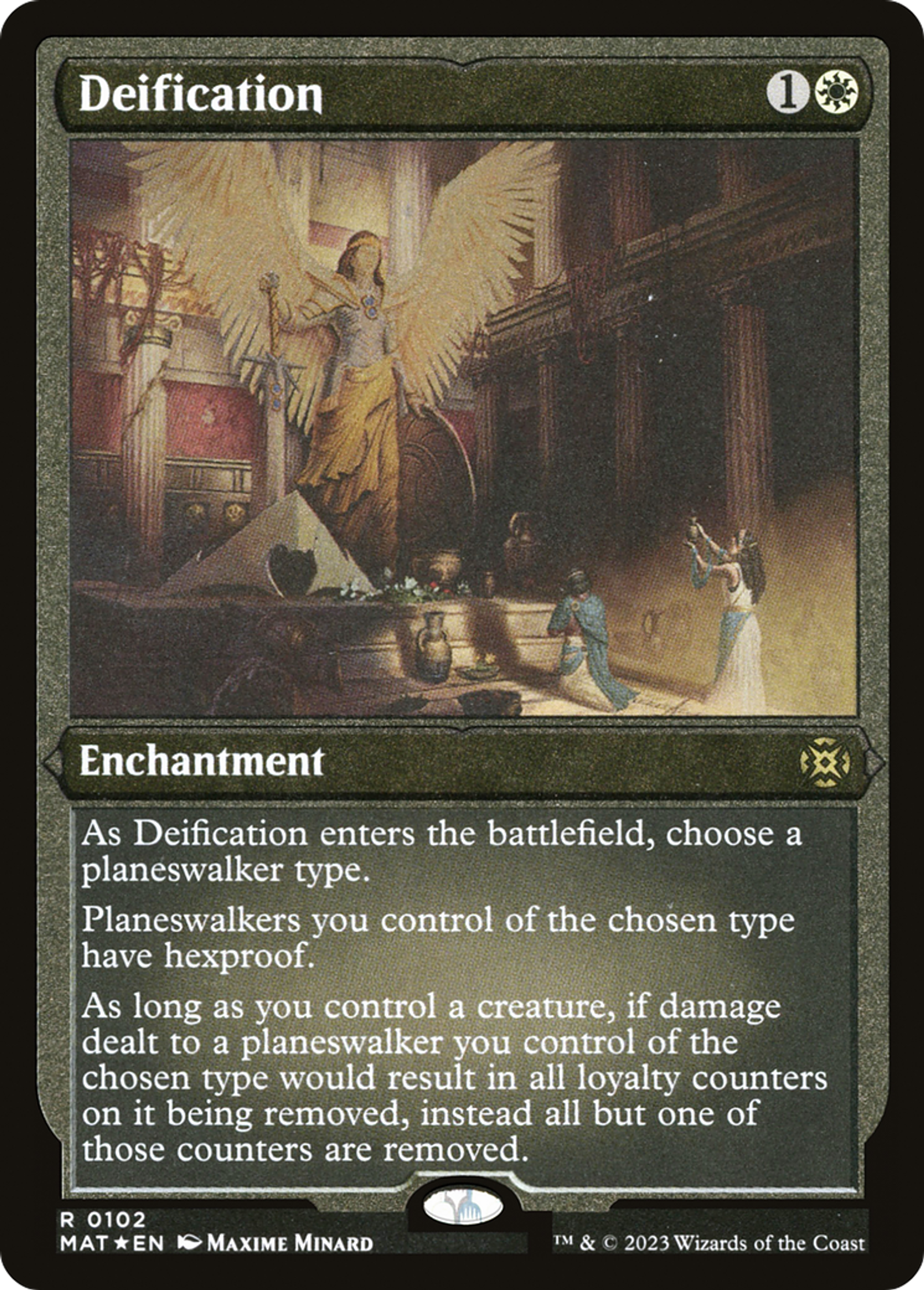 Déification — March of the Machine: The Aftermath — Magic: The Gathering