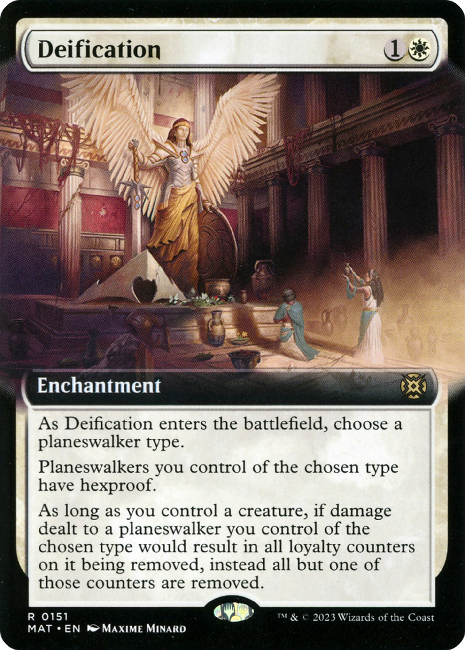 Déification — March of the Machine: The Aftermath — Magic: The Gathering