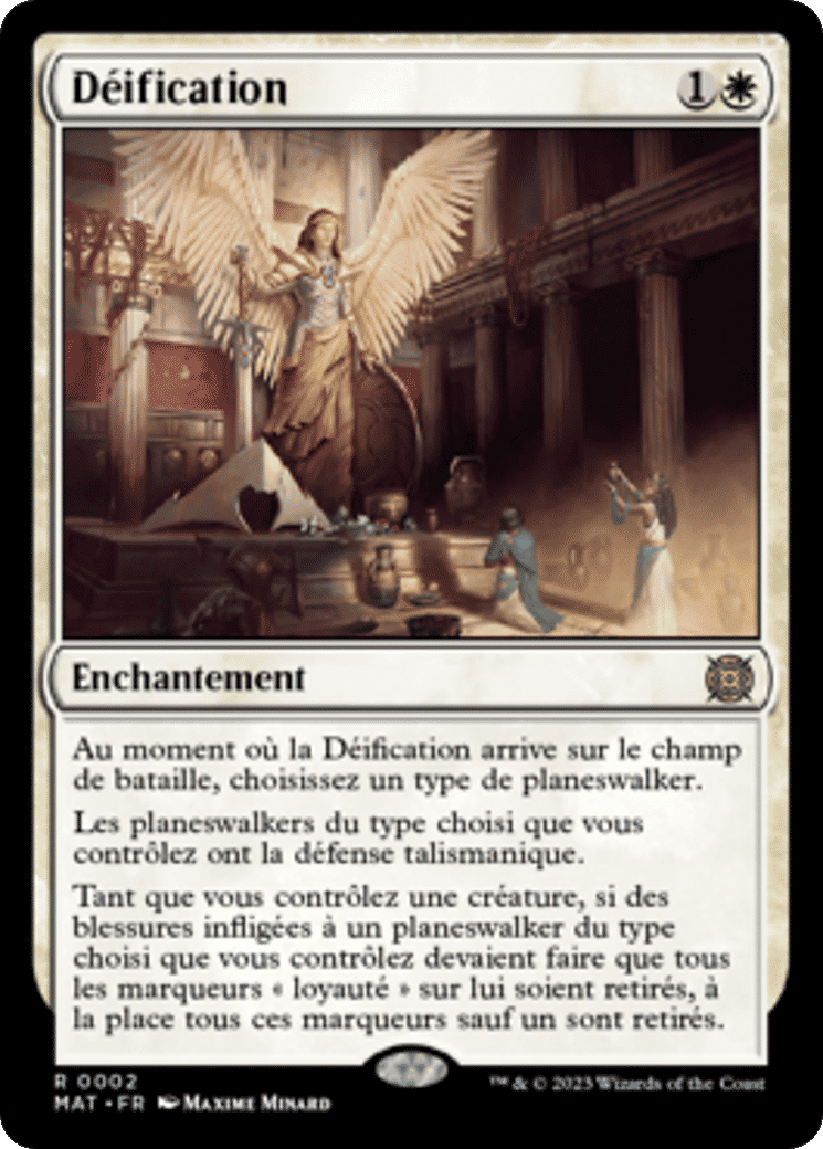 Déification — March of the Machine: The Aftermath — Magic: The Gathering