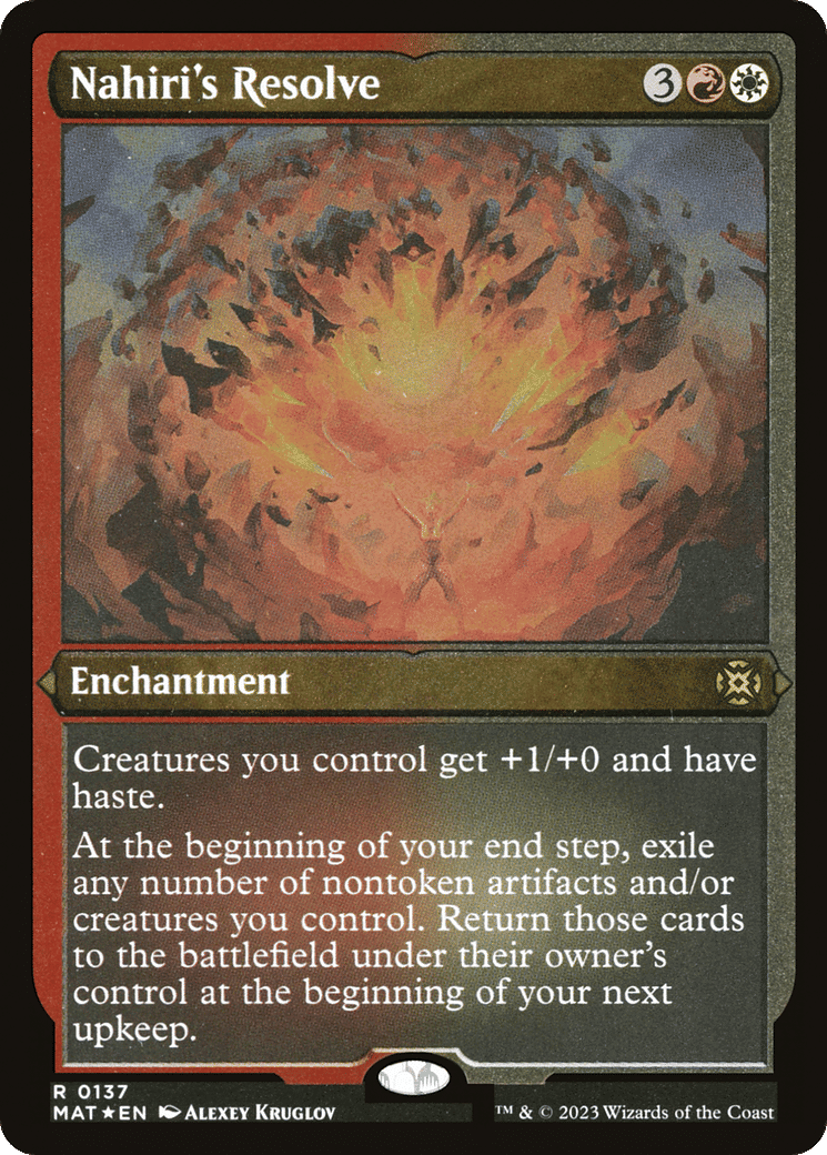 Nahiri's Resolve — March of the Machine: The Aftermath — Magic: The Gathering