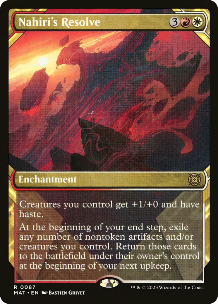 Nahiri's Resolve — March of the Machine: The Aftermath — Magic: The Gathering