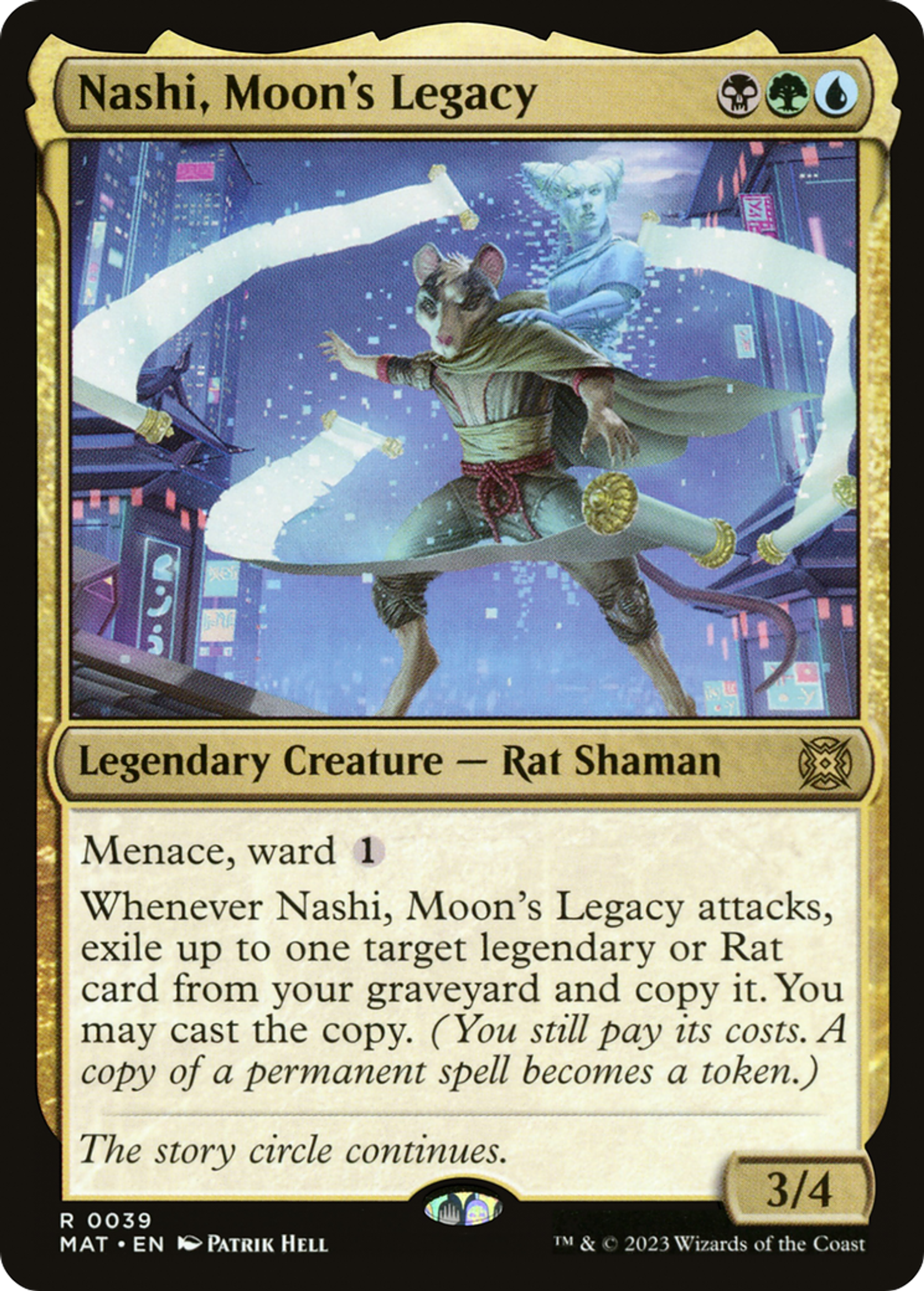 Nashi, héritage de la lune — March of the Machine: The Aftermath — Magic: The Gathering