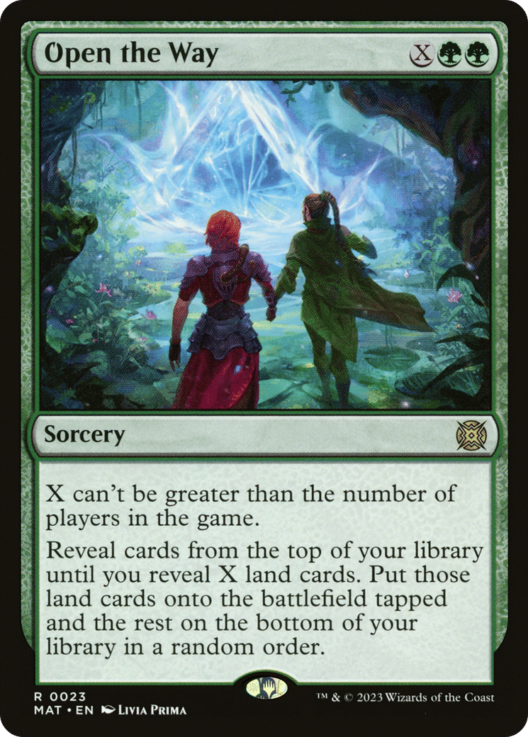 Open the Way — March of the Machine: The Aftermath — Magic: The Gathering