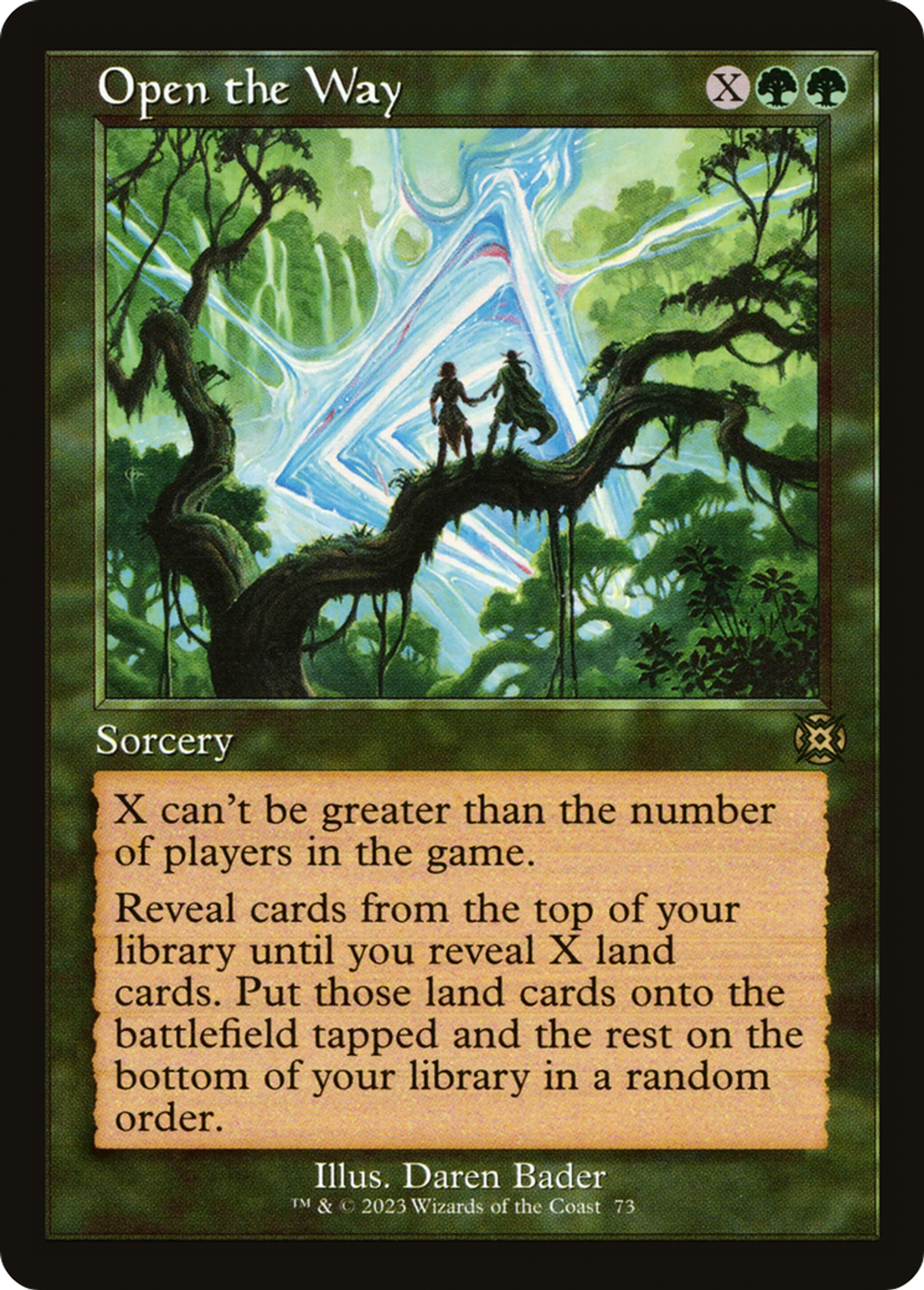 Open the Way — March of the Machine: The Aftermath — Magic: The Gathering