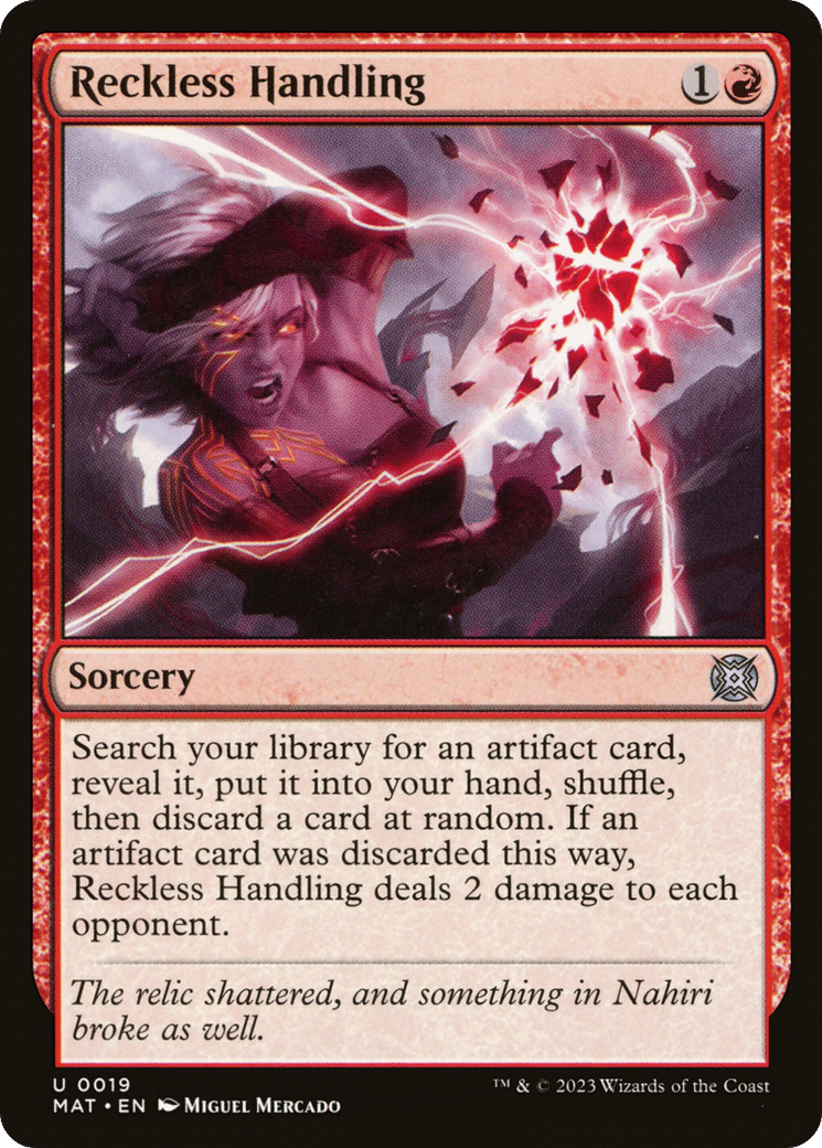 Reckless Handling — March of the Machine: The Aftermath — Magic: The Gathering