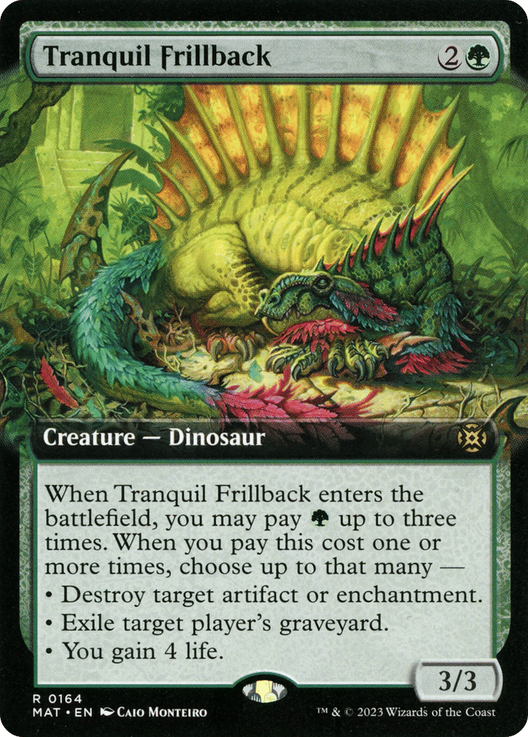 Tranquil Frillback — March of the Machine: The Aftermath — Magic: The Gathering