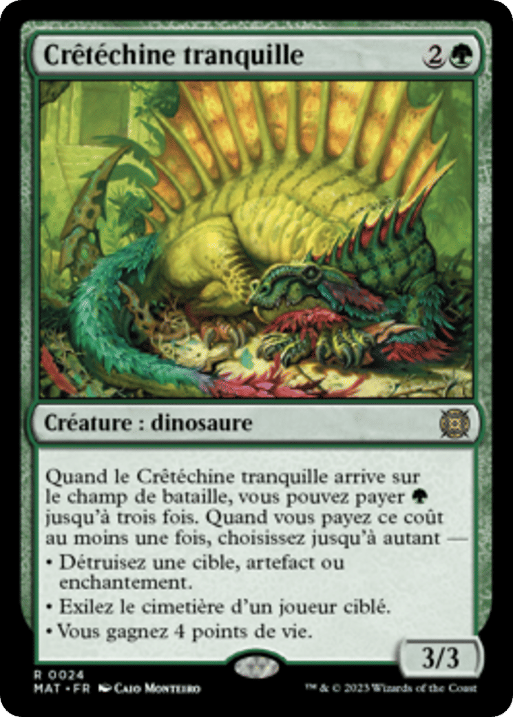 Crêtéchine tranquille — March of the Machine: The Aftermath — Magic: The Gathering