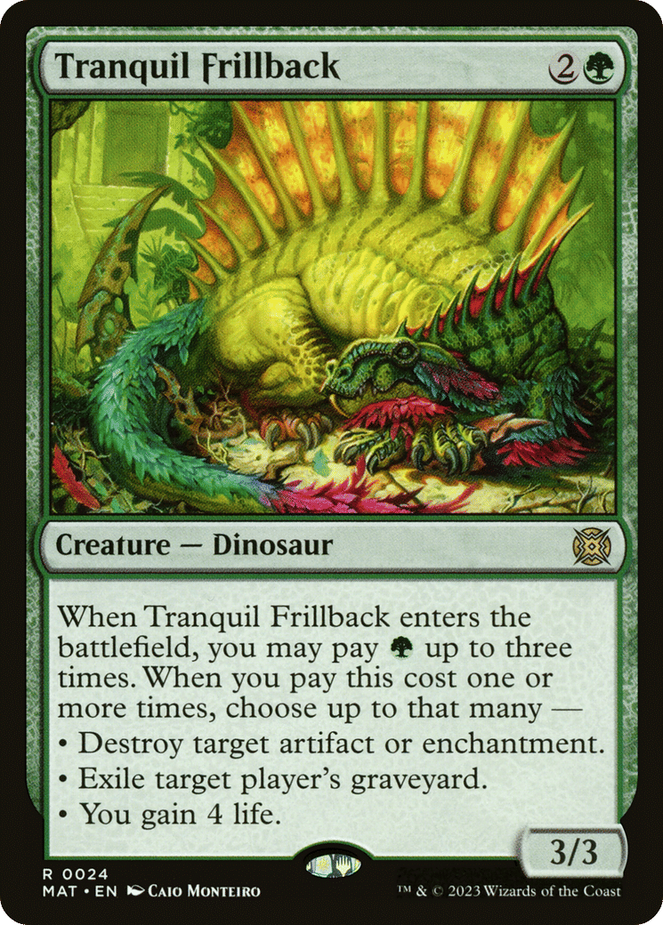 Tranquil Frillback — March of the Machine: The Aftermath — Magic: The Gathering