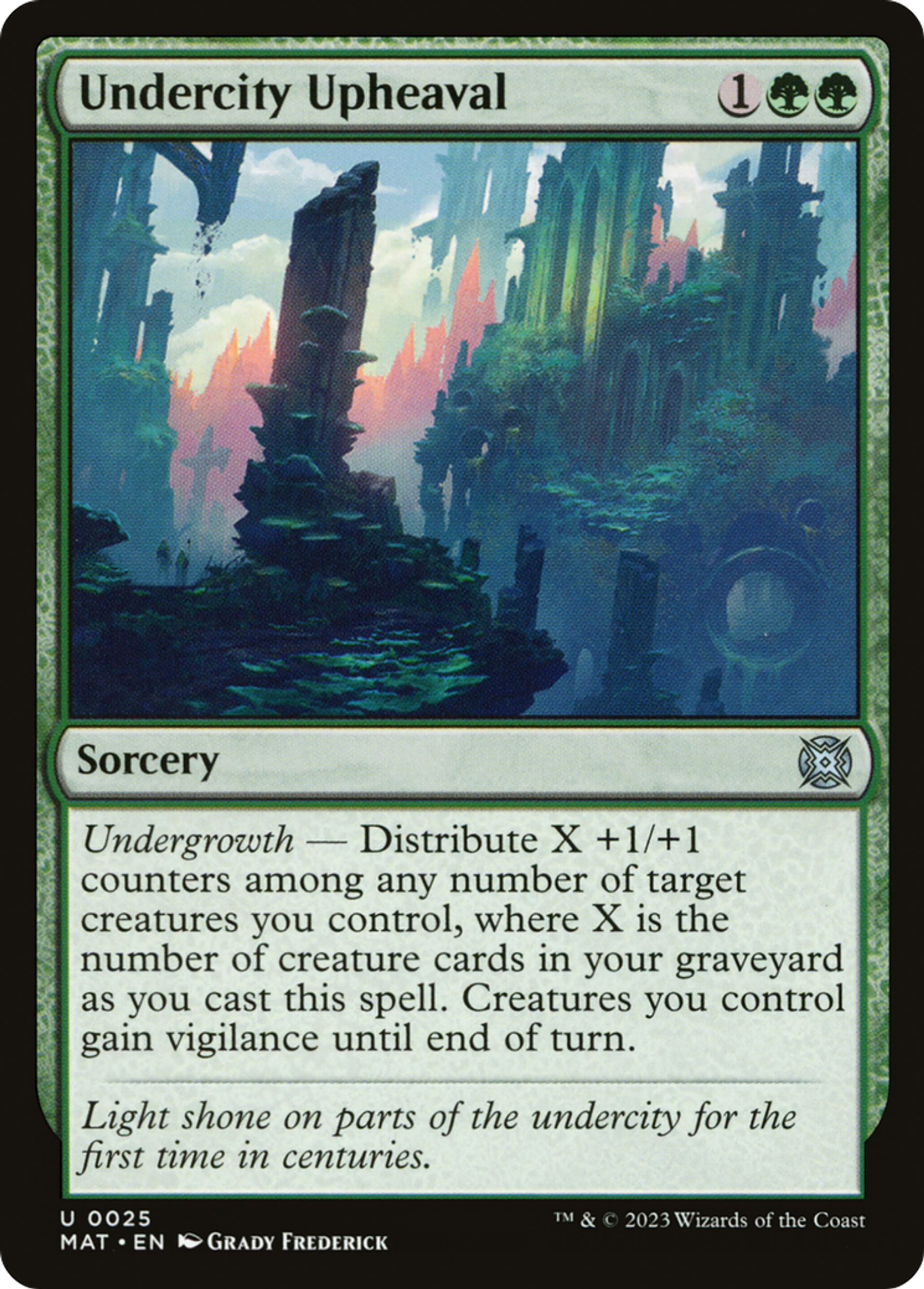 Undercity Upheaval — March of the Machine: The Aftermath — Magic: The Gathering