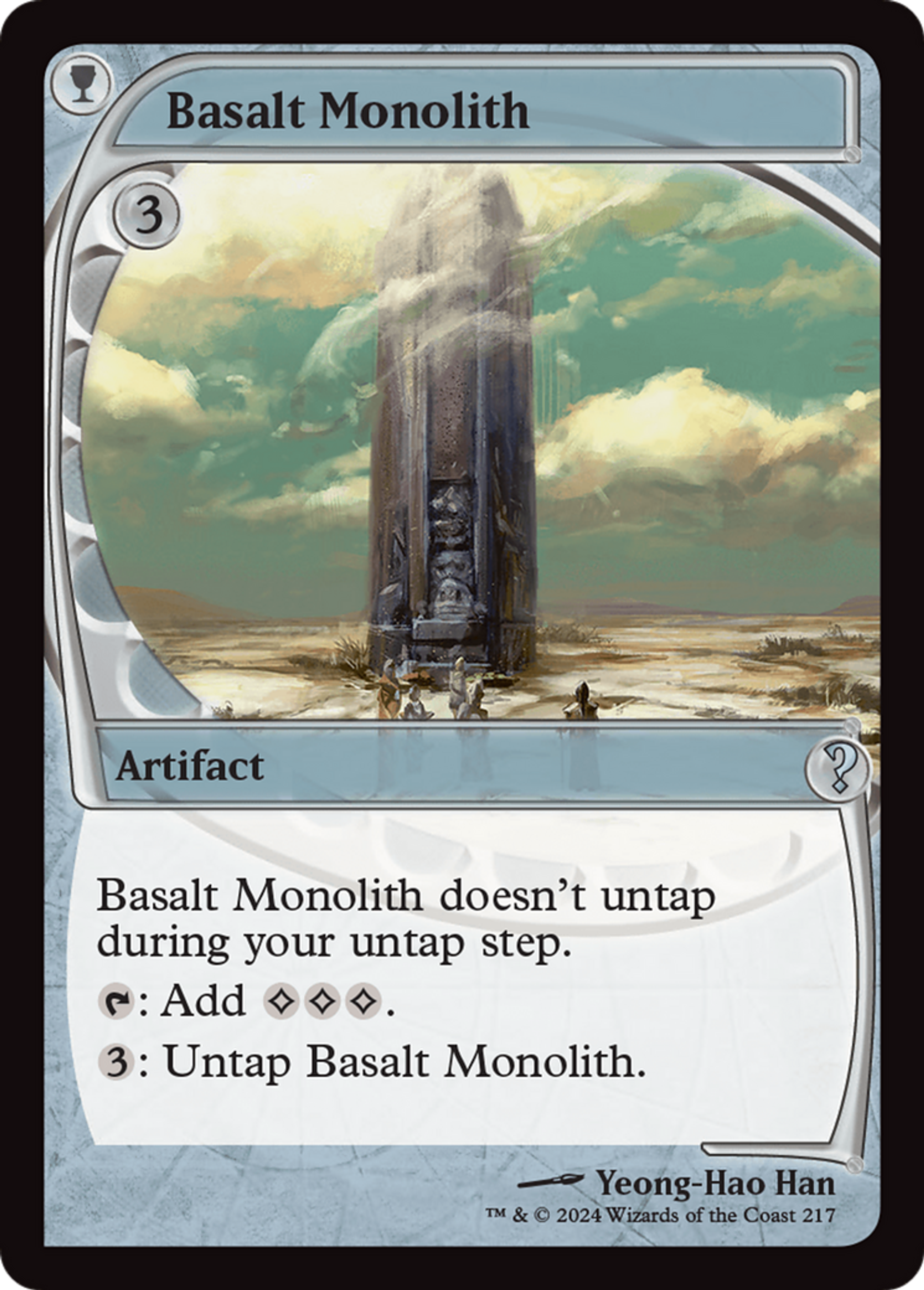 Monolithe de basalte — Mystery Booster 2 — Magic: The Gathering