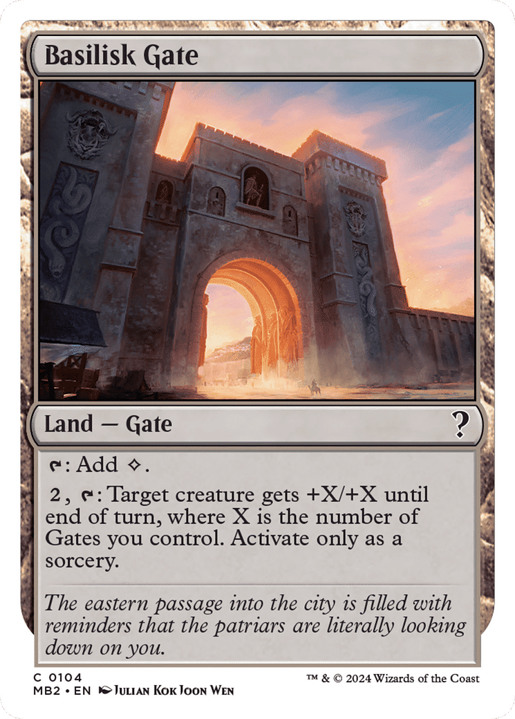 Basilisk Gate — Mystery Booster 2 — Magic: The Gathering