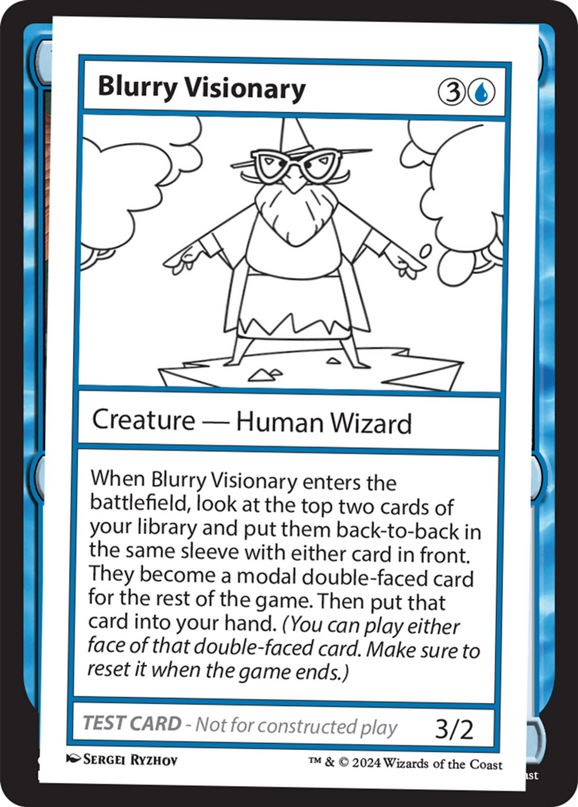 Blurry Visionary — Mystery Booster 2 — Magic: The Gathering