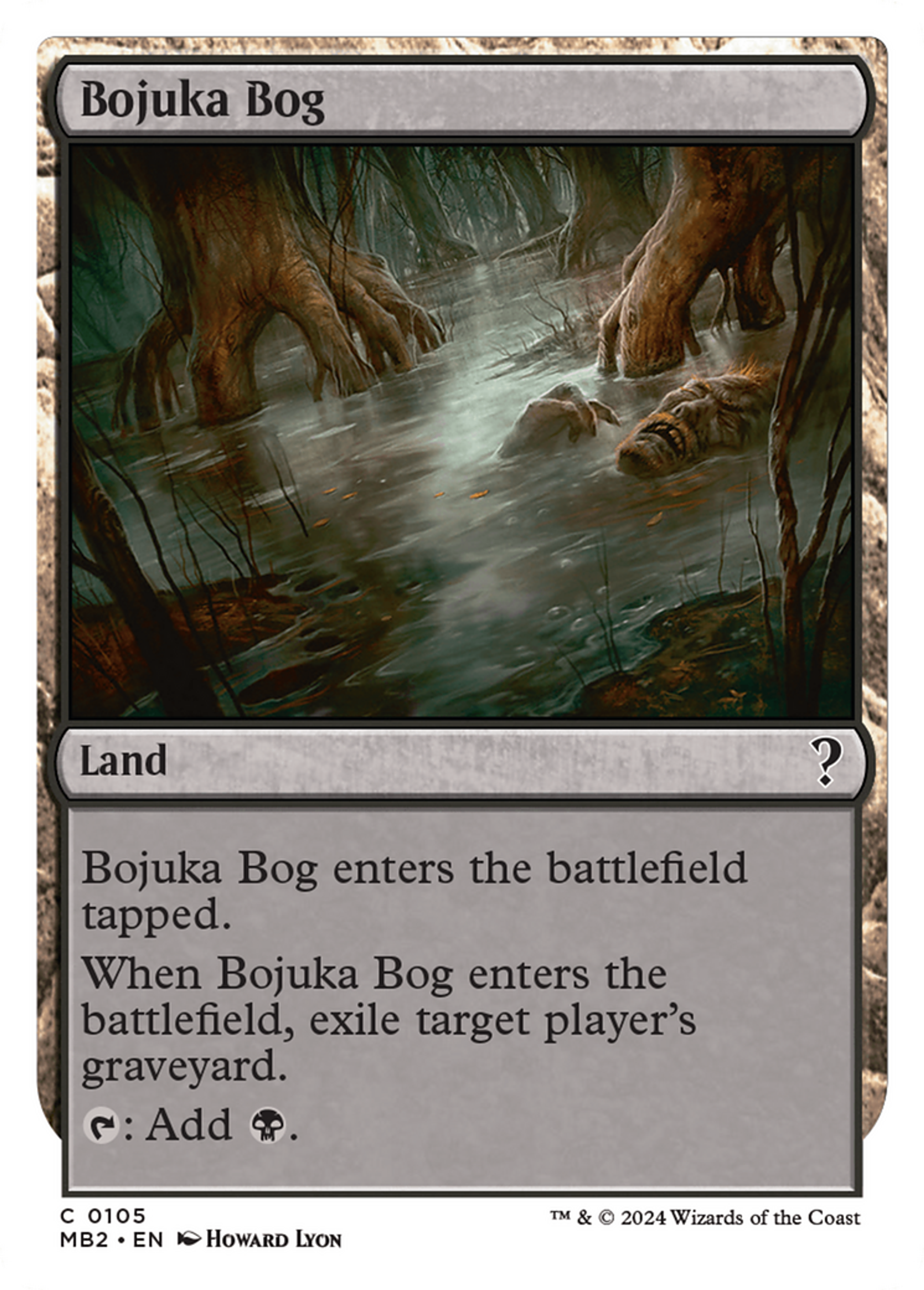 Marécage de Bojuka — Mystery Booster 2 — Magic: The Gathering