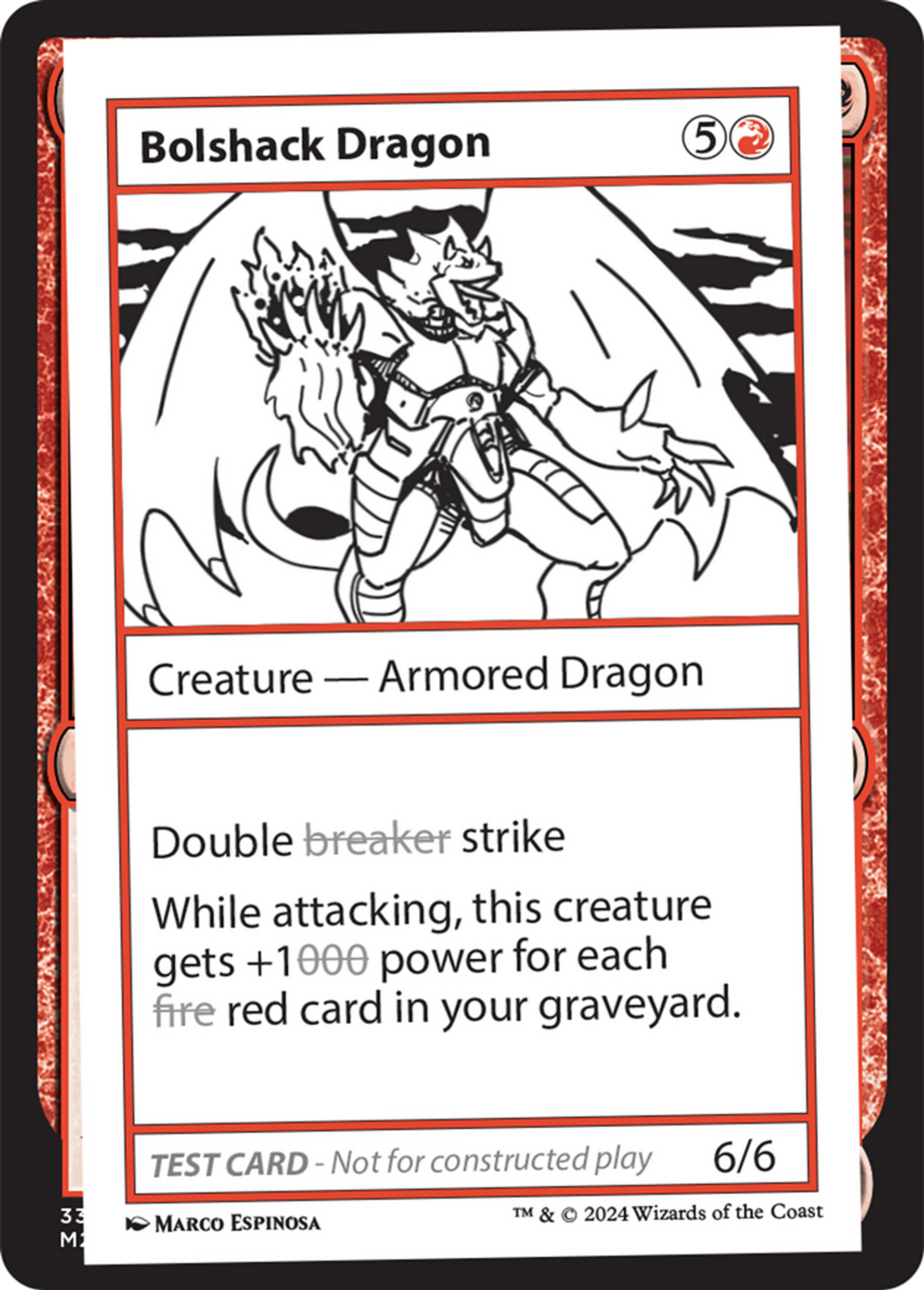Bolshack Dragon — Mystery Booster 2 — Magic: The Gathering