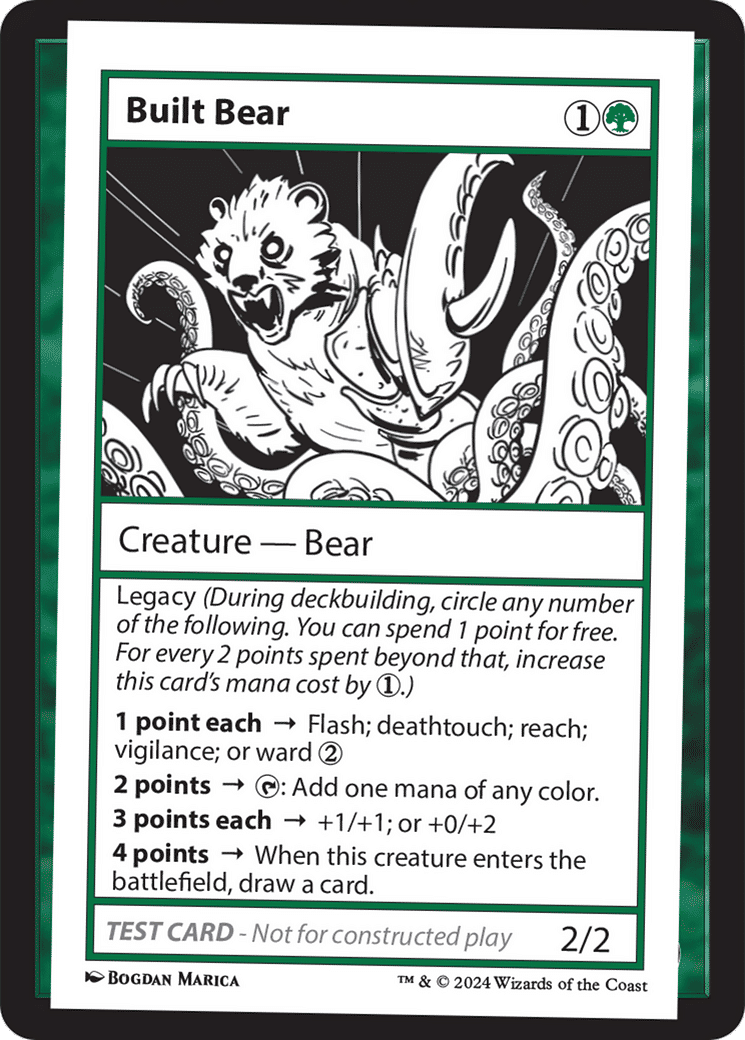 Built Bear — Mystery Booster 2 — Magic: The Gathering