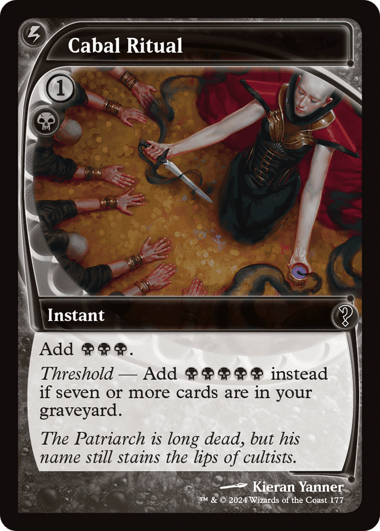 Cabal Ritual — Mystery Booster 2 — Magic: The Gathering