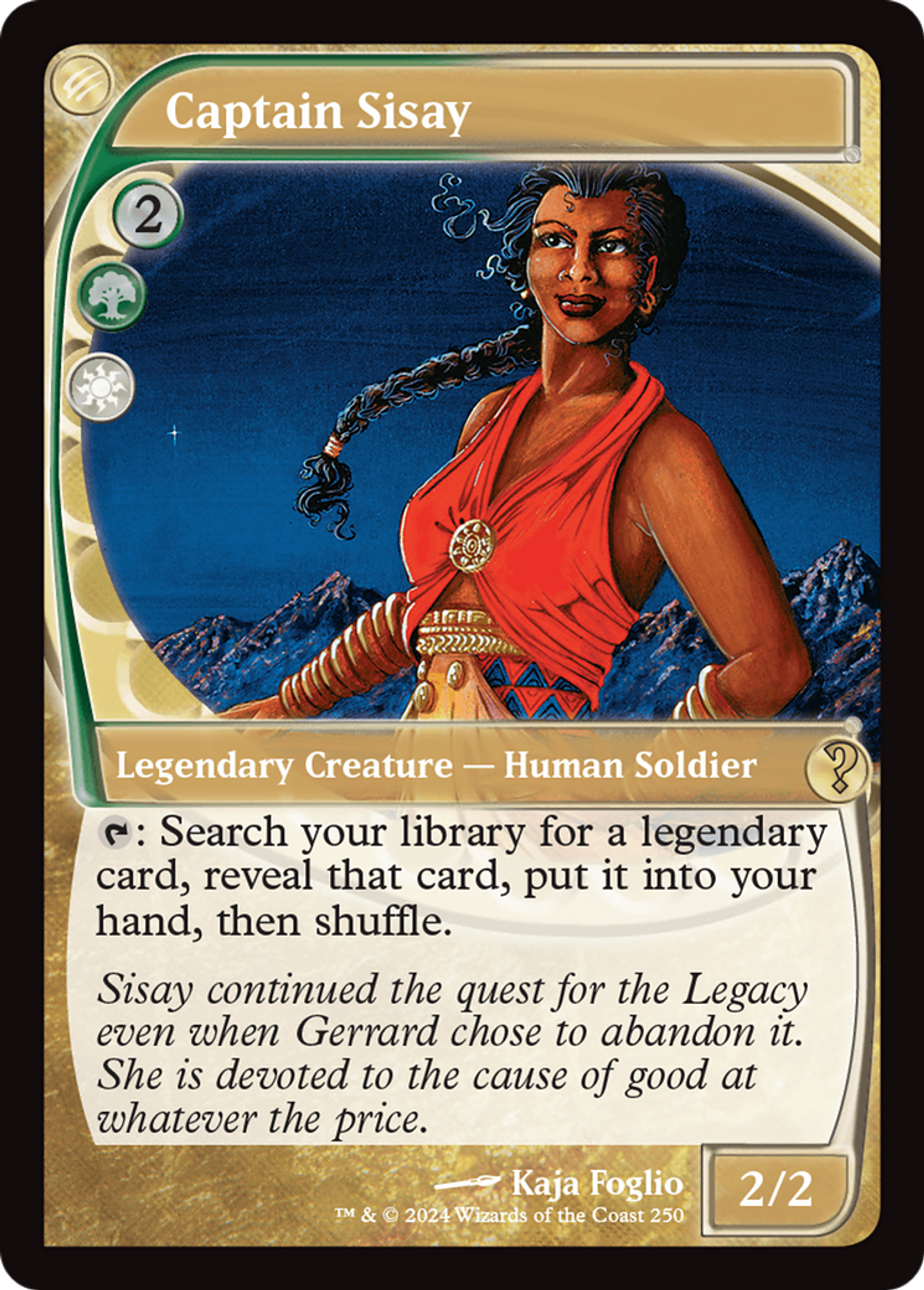 Capitaine Sissay — Mystery Booster 2 — Magic: The Gathering