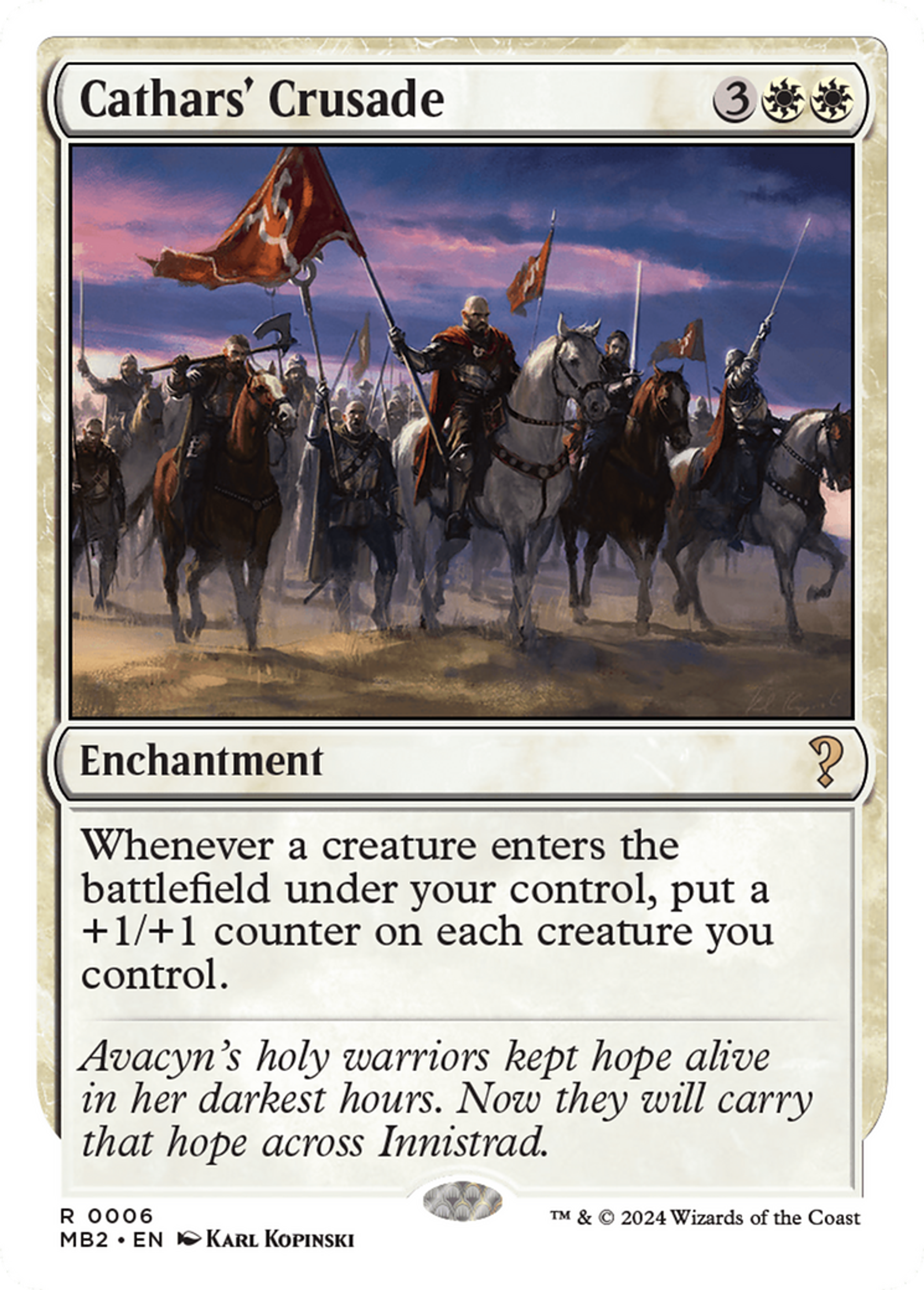 Croisade cathare — Mystery Booster 2 — Magic: The Gathering