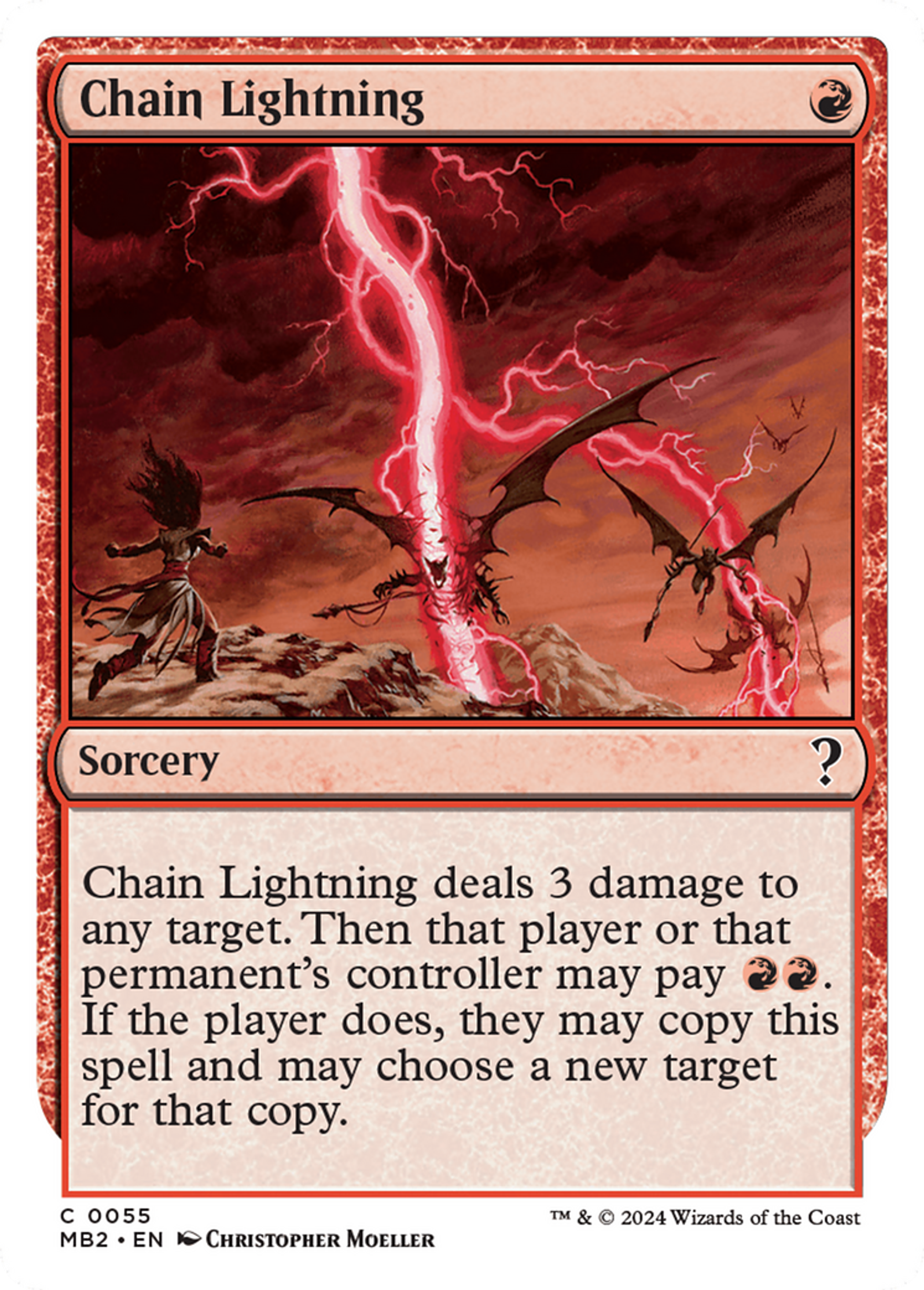 Chaîne d'éclairs — Mystery Booster 2 — Magic: The Gathering
