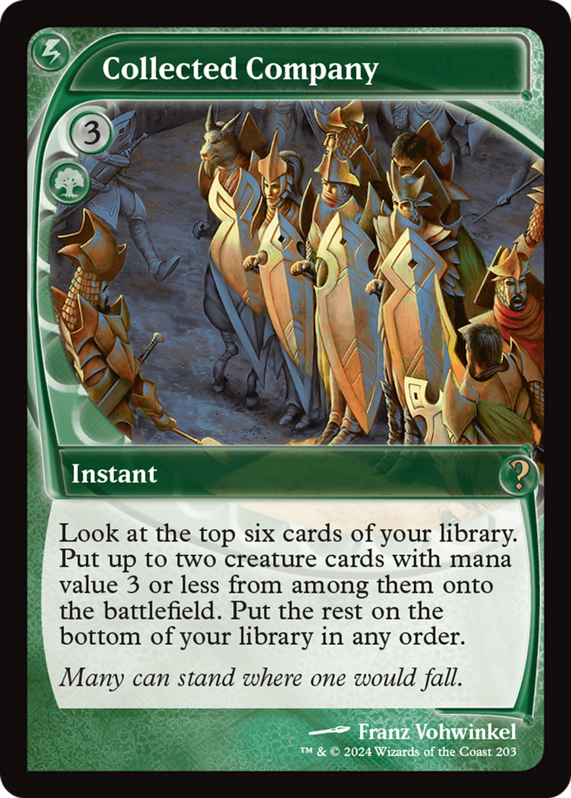 Compagnie rassemblée — Mystery Booster 2 — Magic: The Gathering