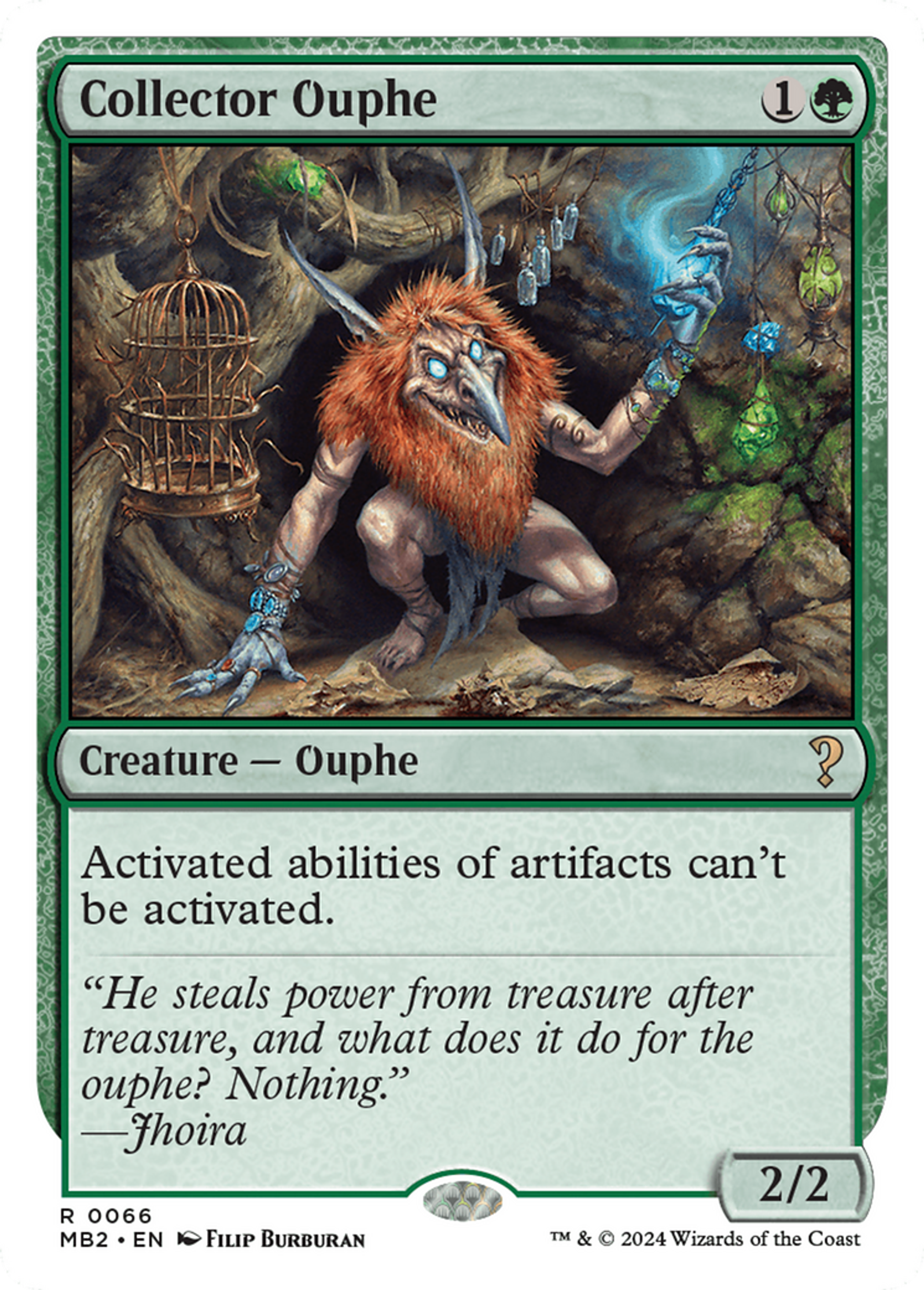 Orphe collectionneur — Mystery Booster 2 — Magic: The Gathering