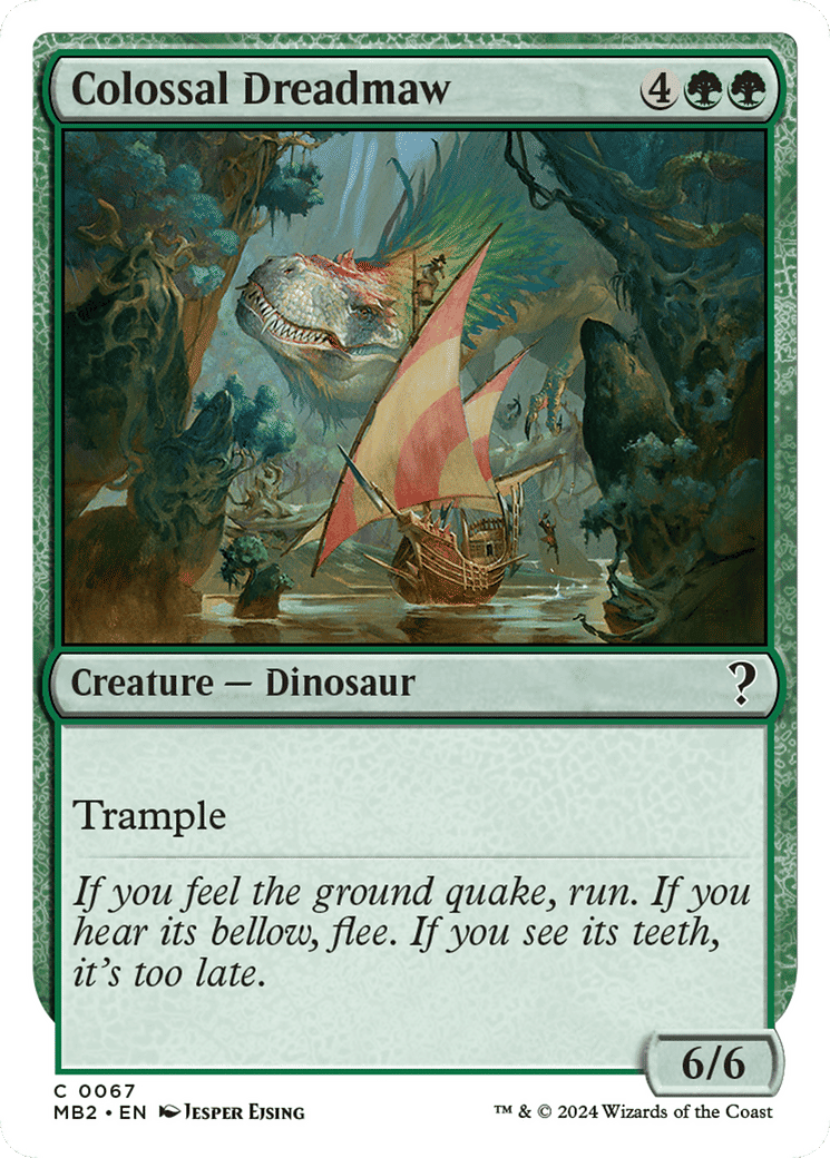 Colossal Dreadmaw — Mystery Booster 2 — Magic: The Gathering