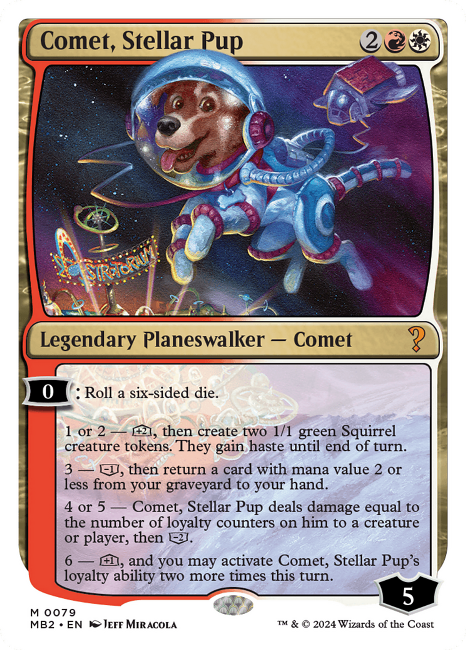 Comet, Stellar Pup — Mystery Booster 2 — Magic: The Gathering