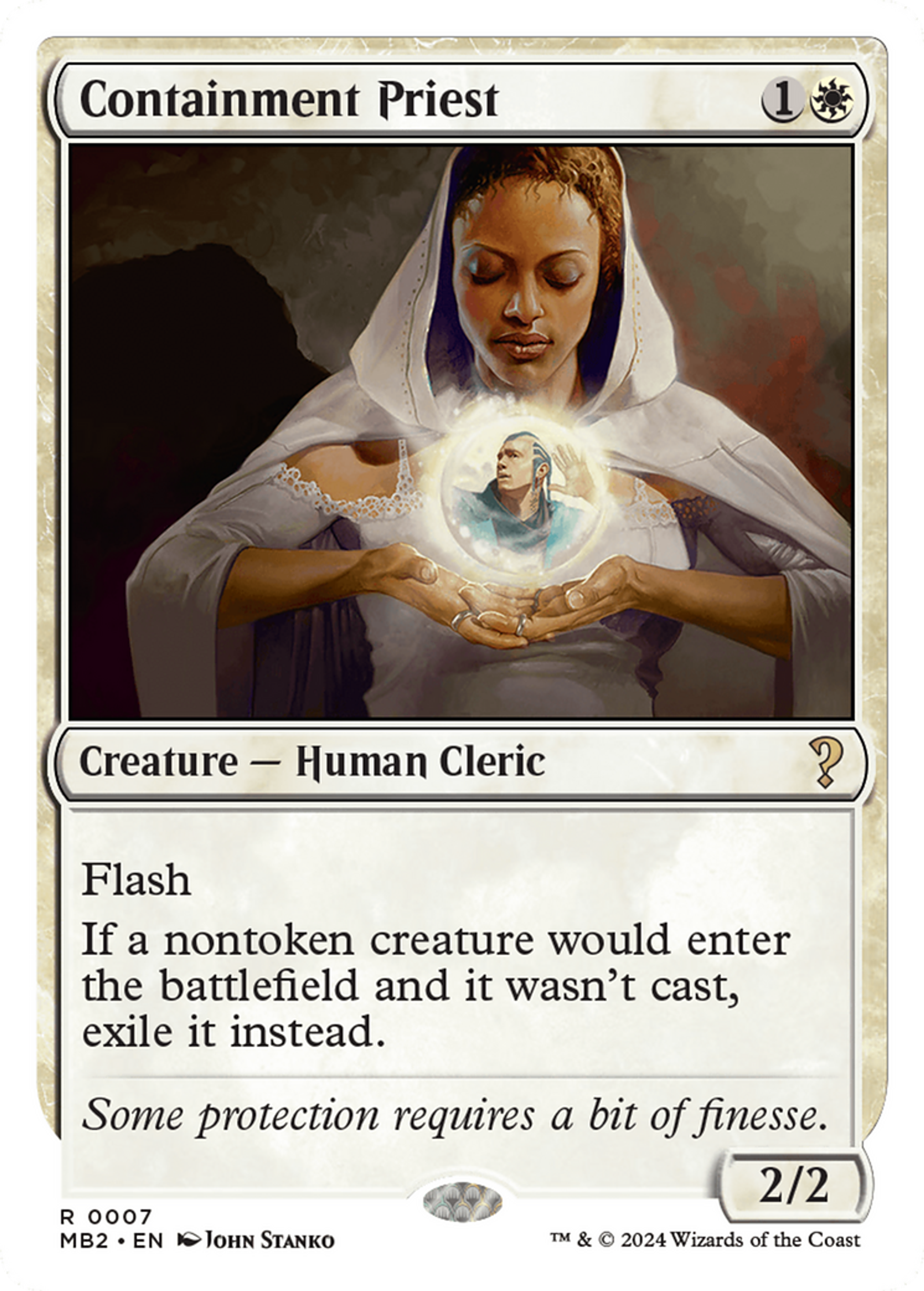 Prêtresse du confinement — Mystery Booster 2 — Magic: The Gathering