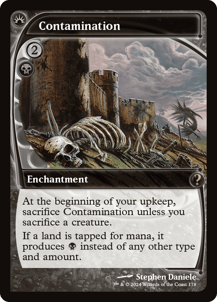 Contamination — Mystery Booster 2 — Magic: The Gathering