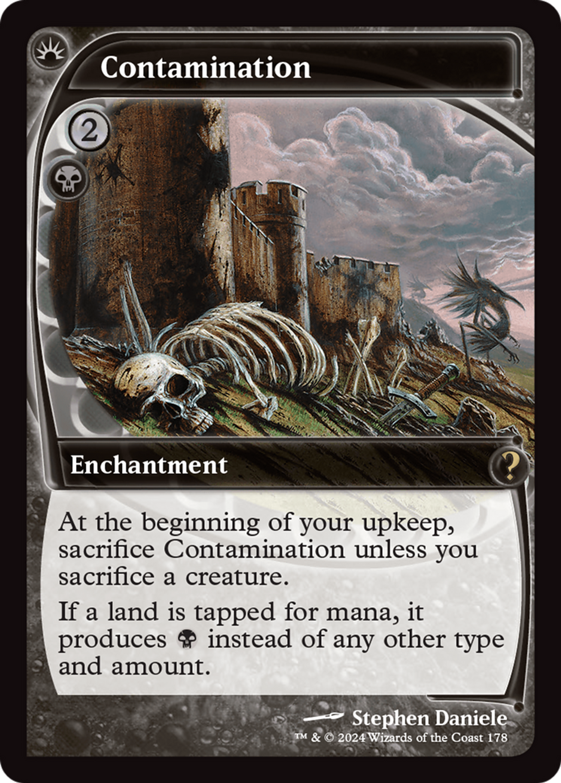 Contamination — Mystery Booster 2 — Magic: The Gathering