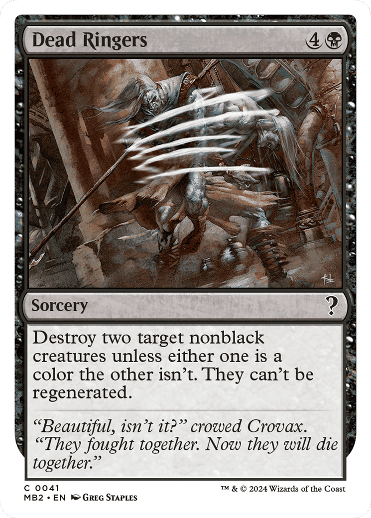 Dead Ringers — Mystery Booster 2 — Magic: The Gathering