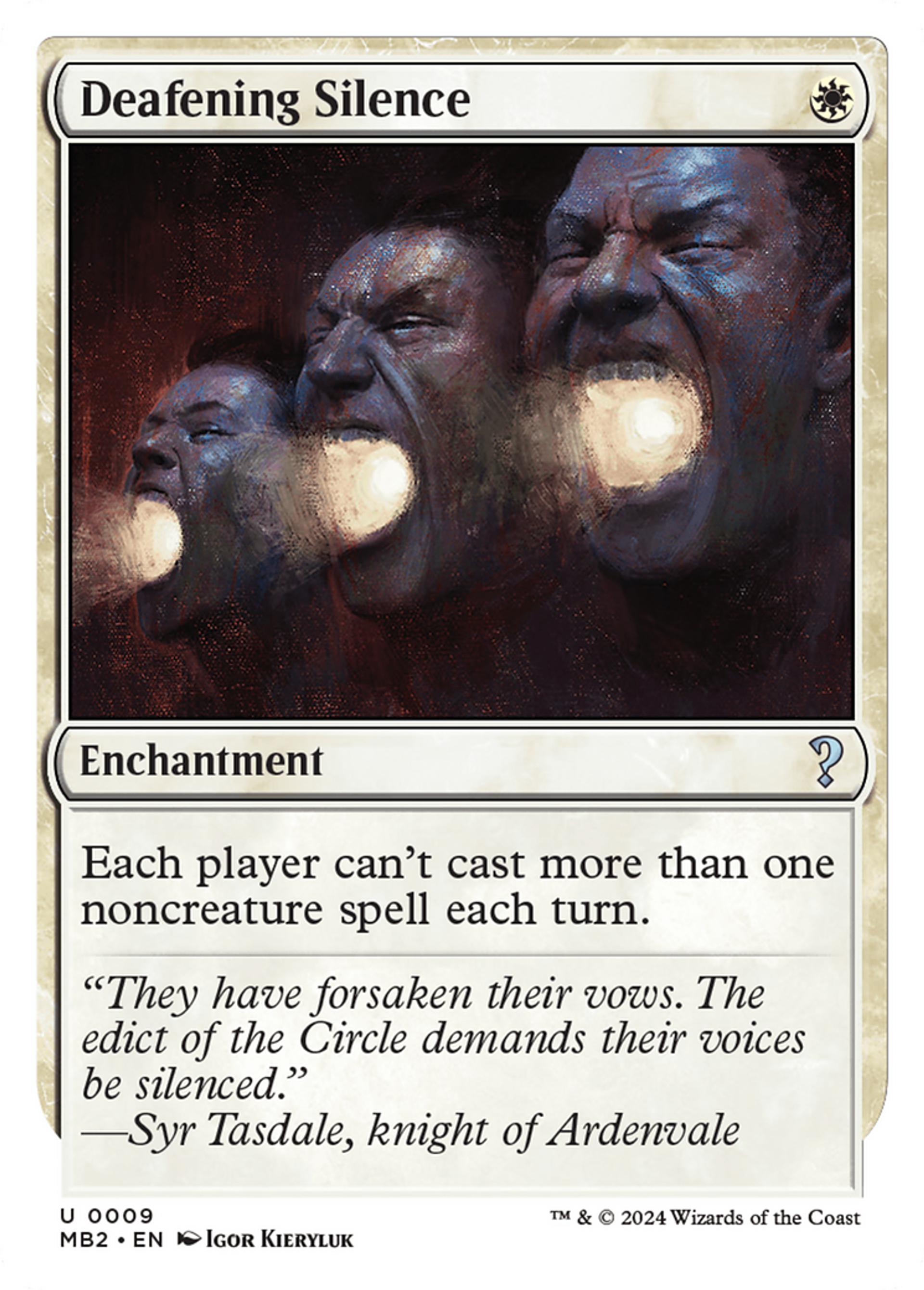 Silence assourdissant — Mystery Booster 2 — Magic: The Gathering