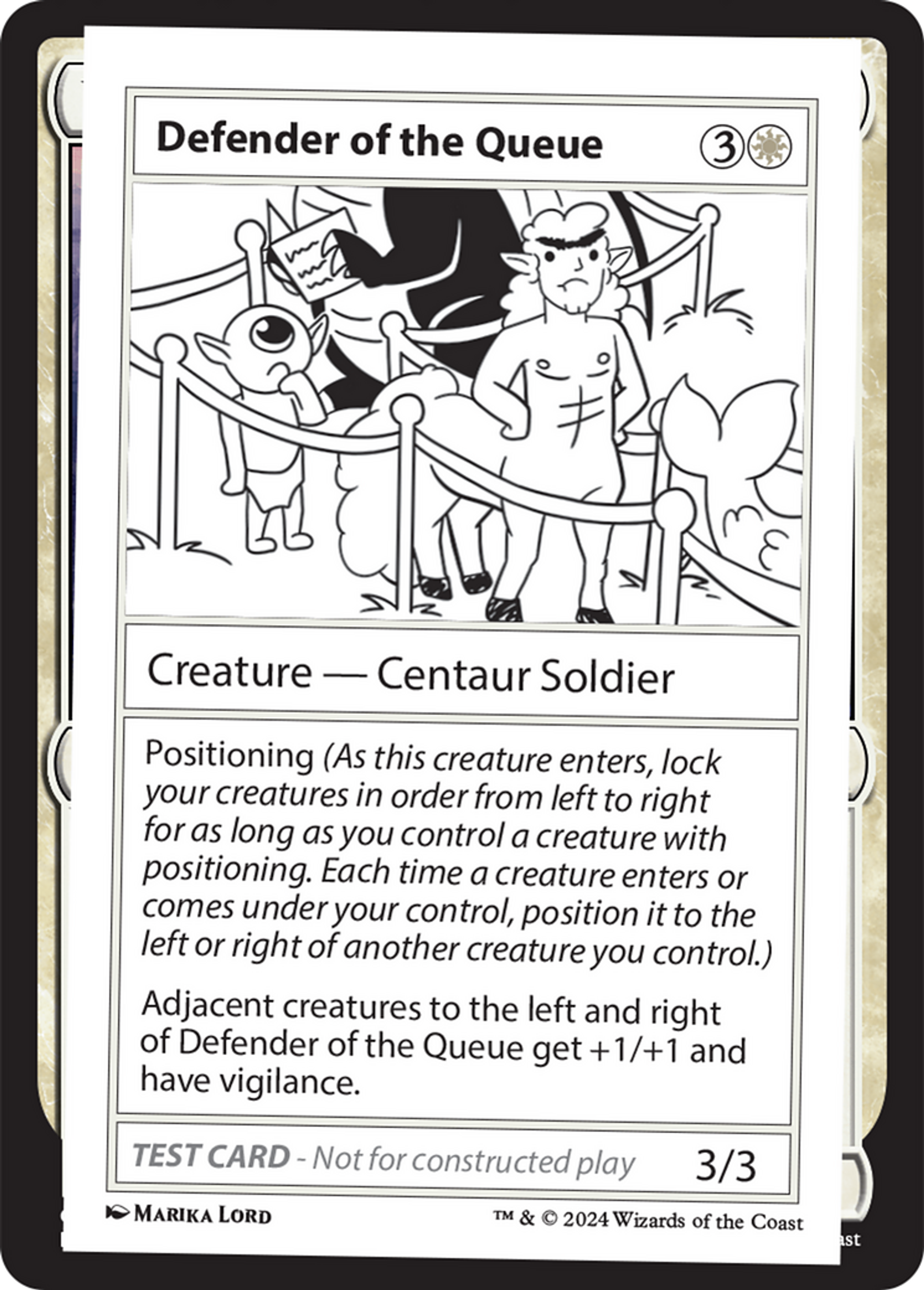 Defender of the Queue — Mystery Booster 2 — Magic: The Gathering