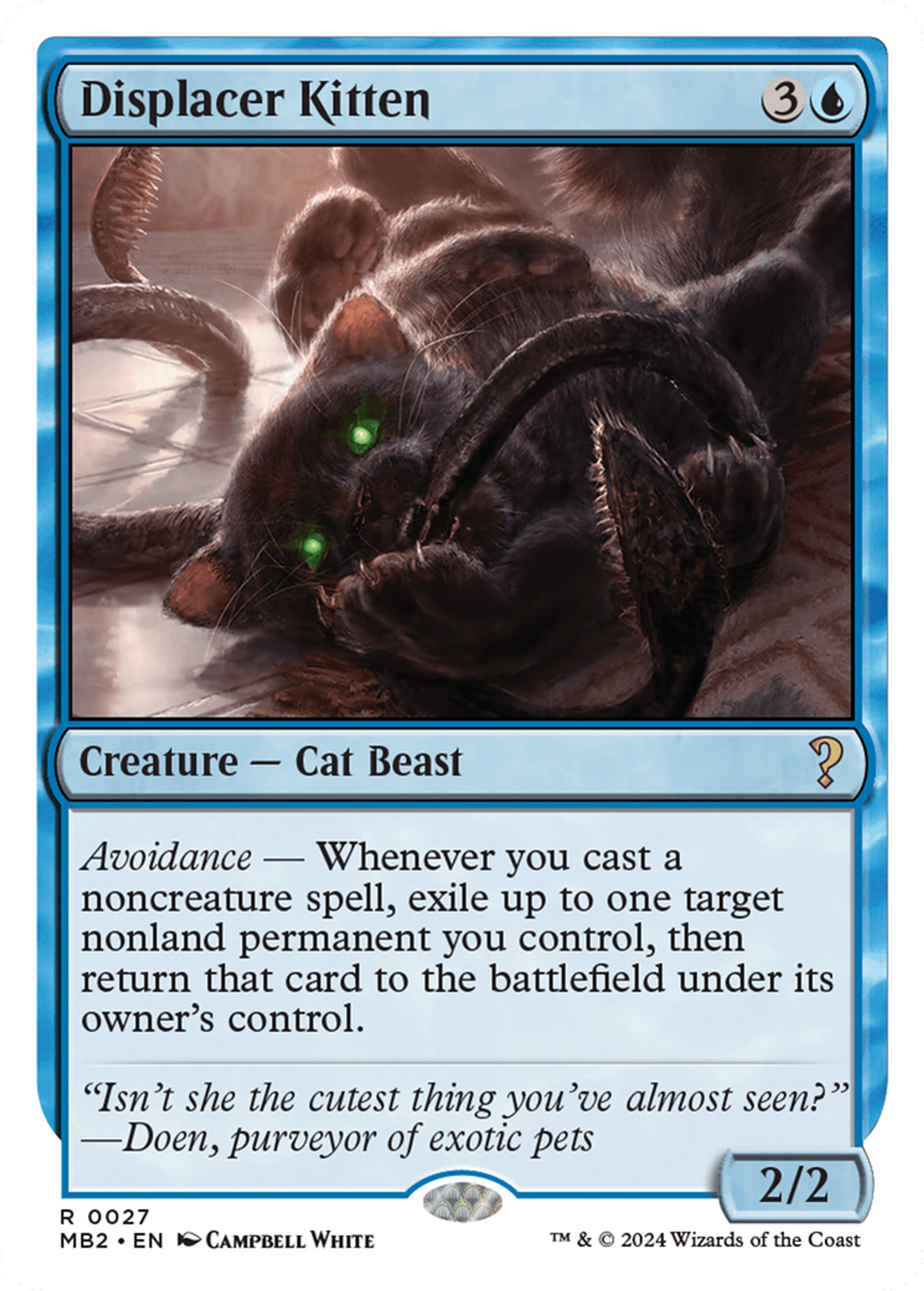 Chaton éclipsant — Mystery Booster 2 — Magic: The Gathering