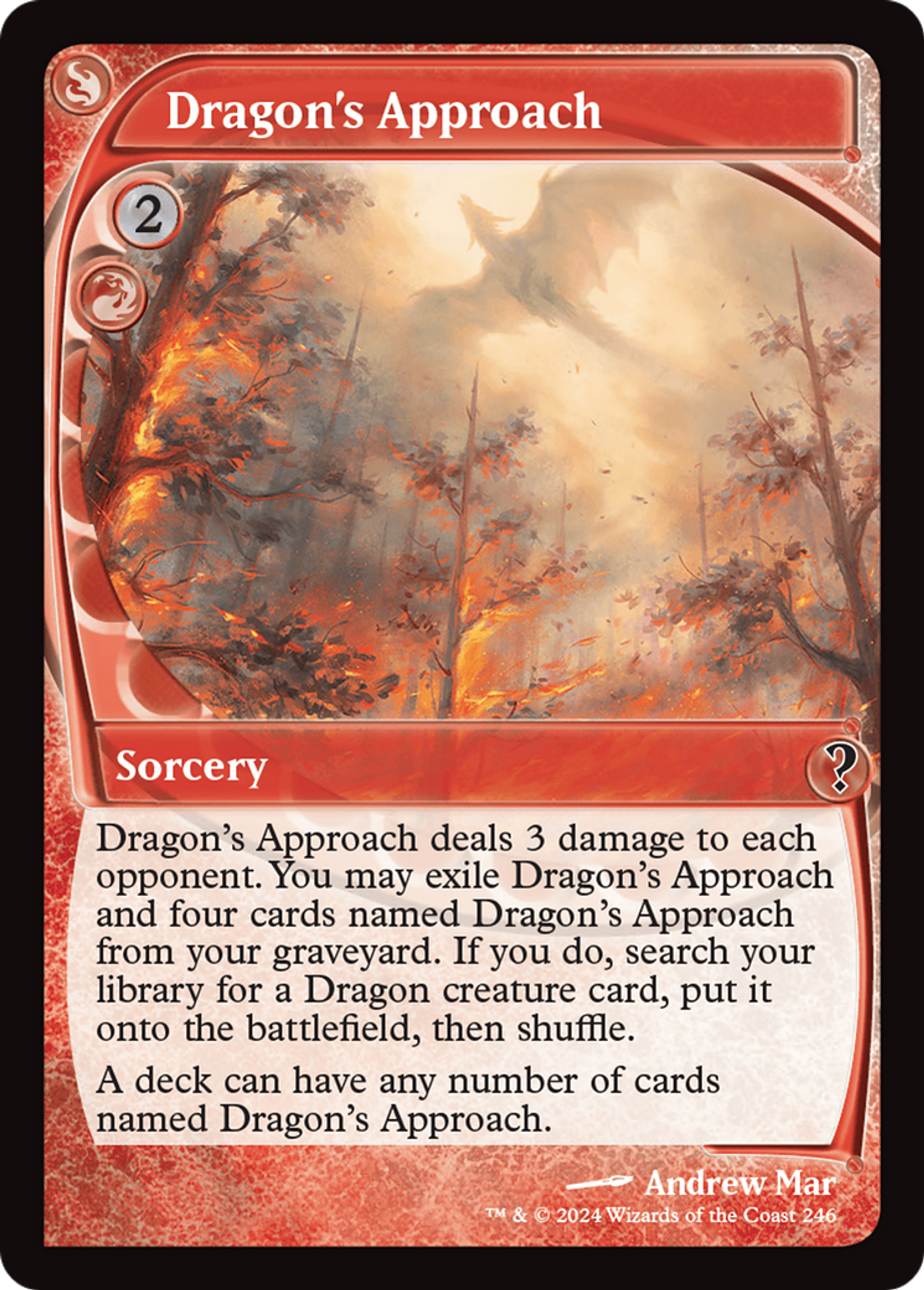 Approche du dragon — Mystery Booster 2 — Magic: The Gathering