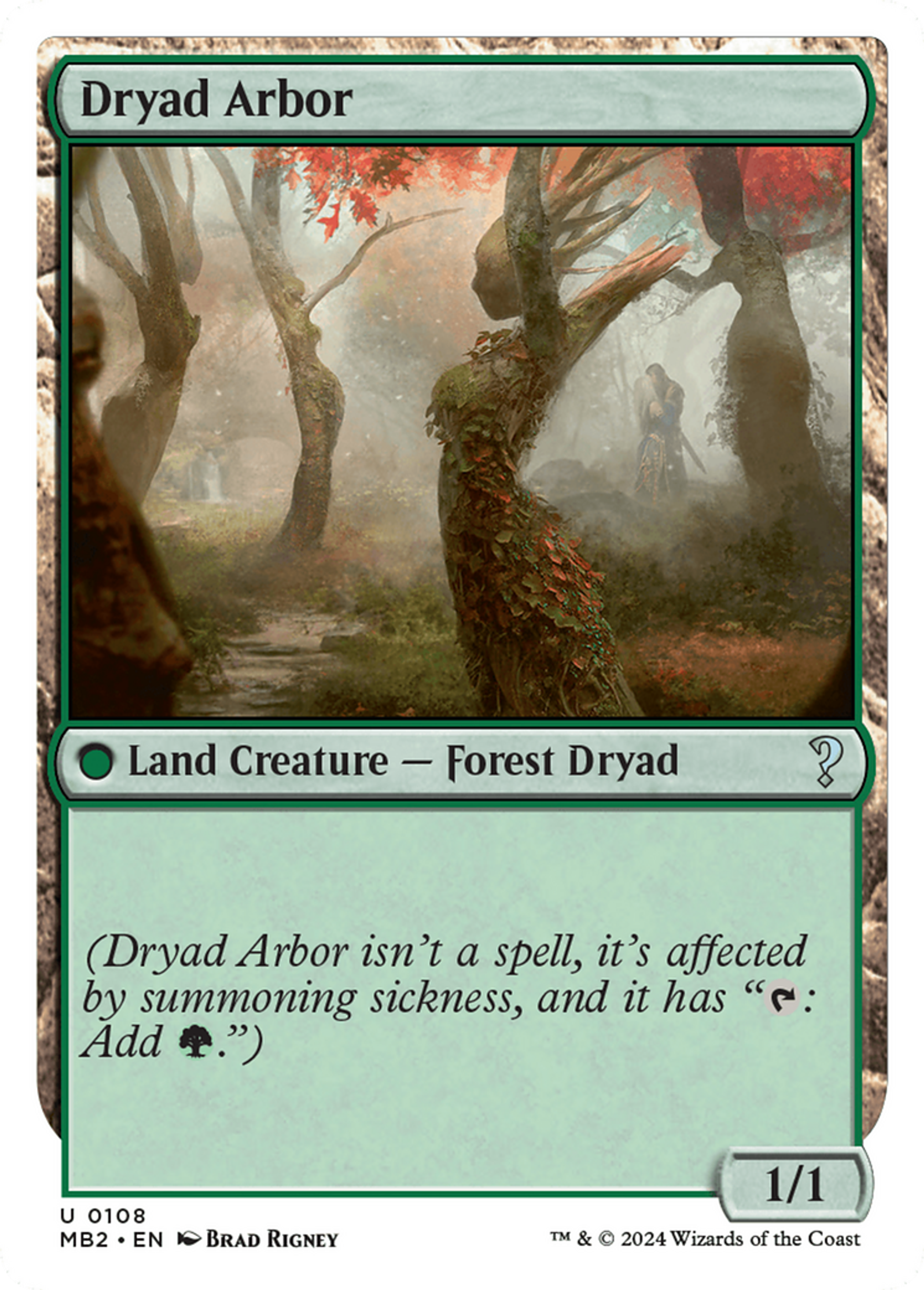 Charmille dryade — Mystery Booster 2 — Magic: The Gathering