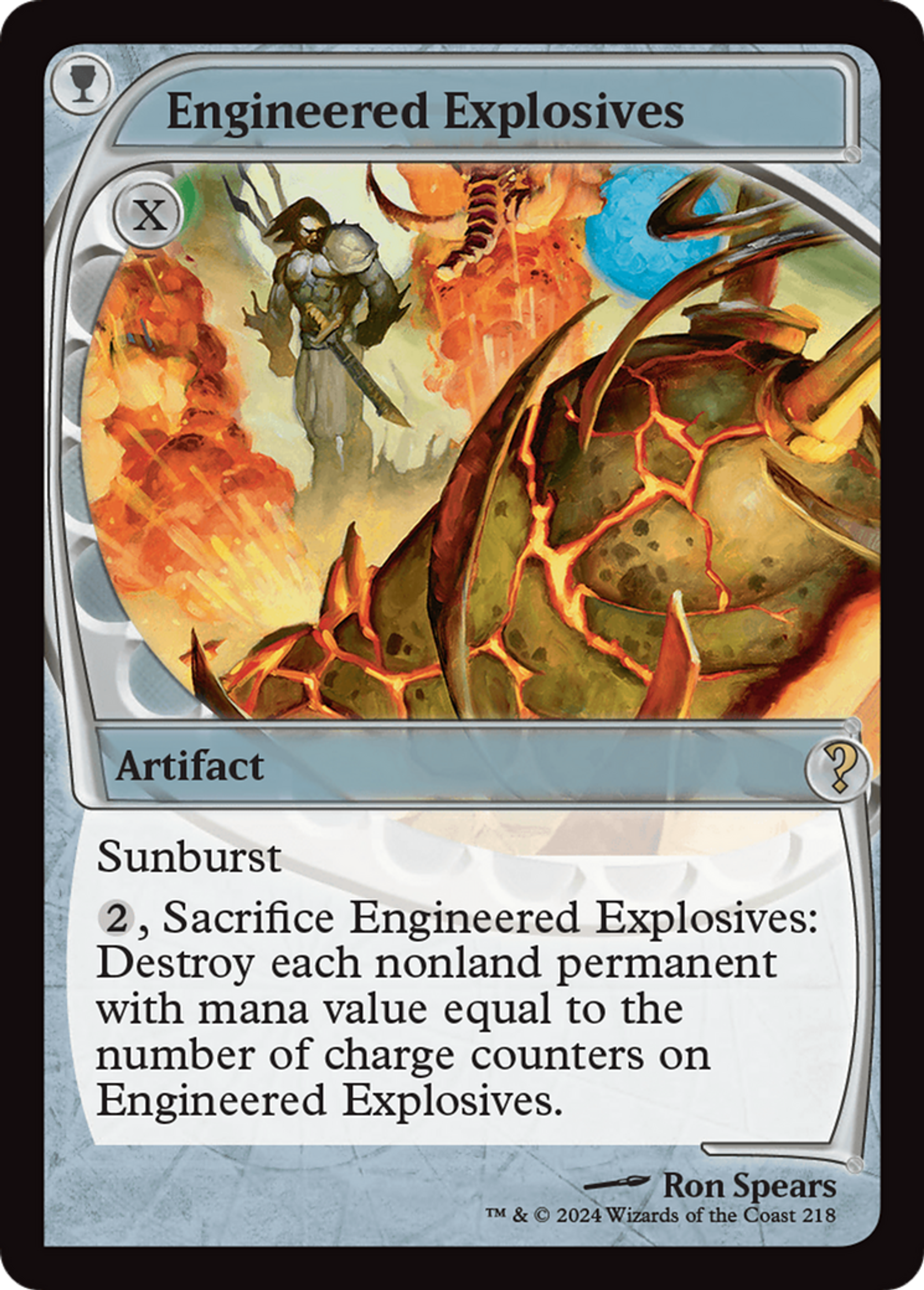 Explosifs artificiels — Mystery Booster 2 — Magic: The Gathering
