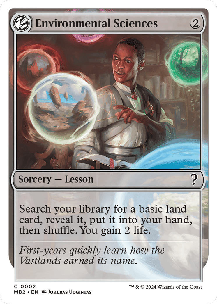 Environmental Sciences — Mystery Booster 2 — Magic: The Gathering