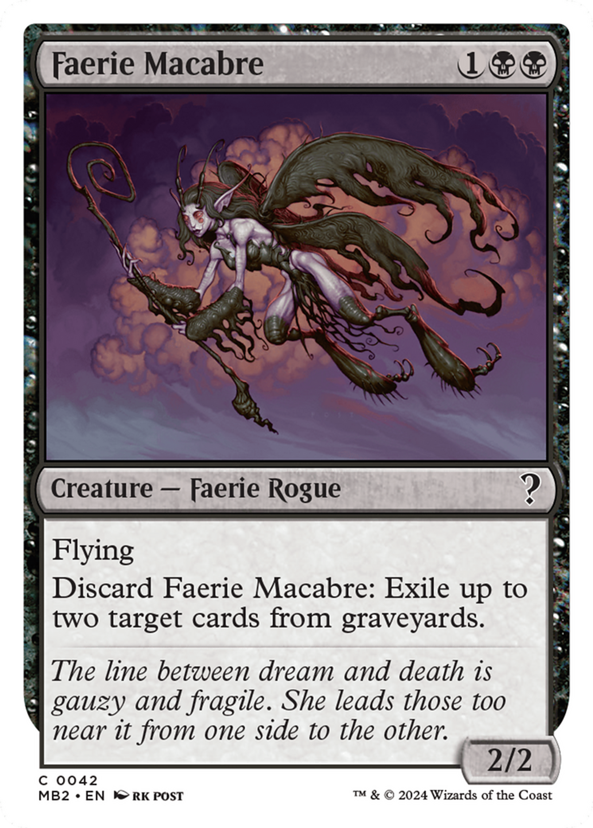 Faerie macabre — Mystery Booster 2 — Magic: The Gathering