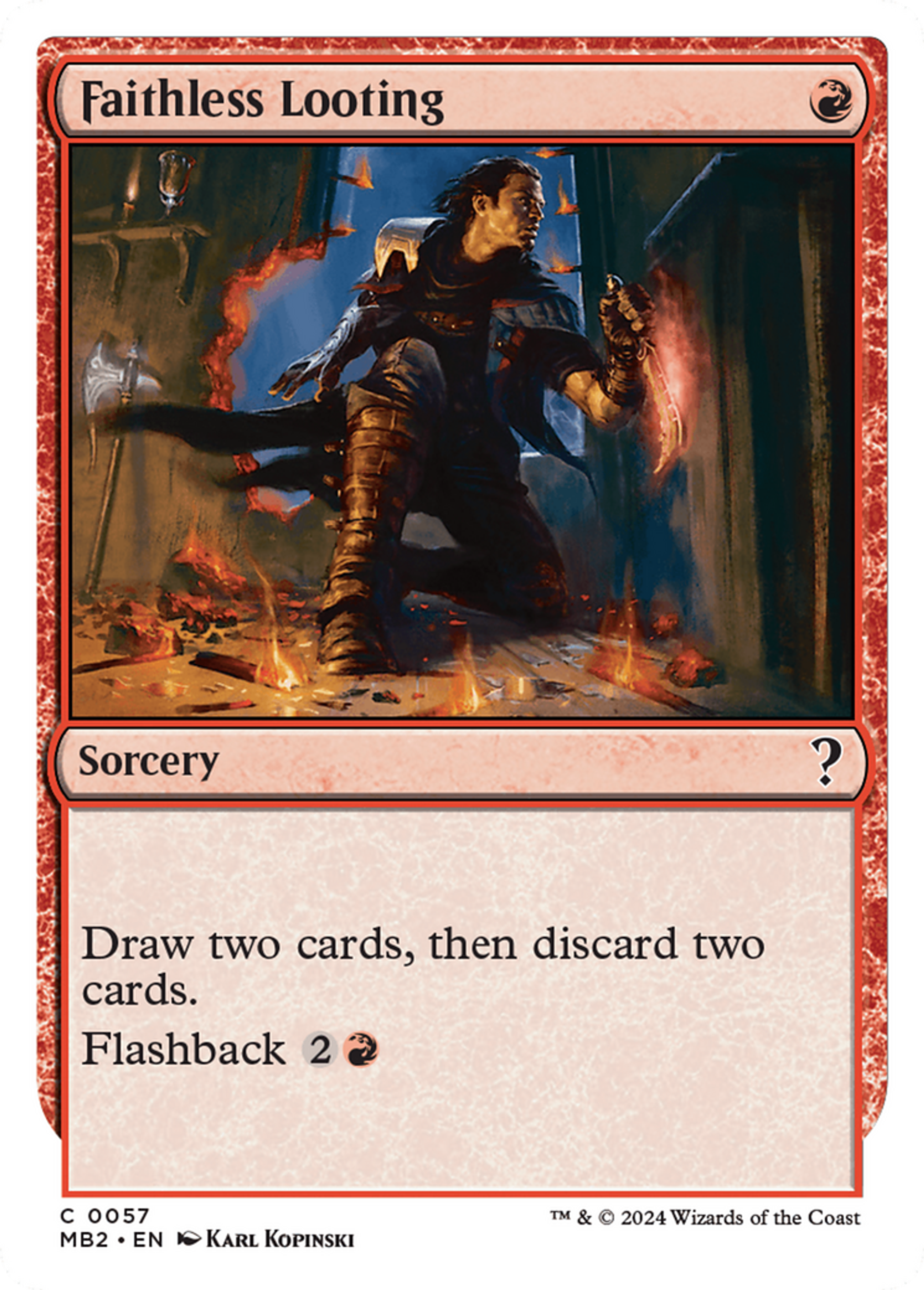 Pillage sans foi — Mystery Booster 2 — Magic: The Gathering