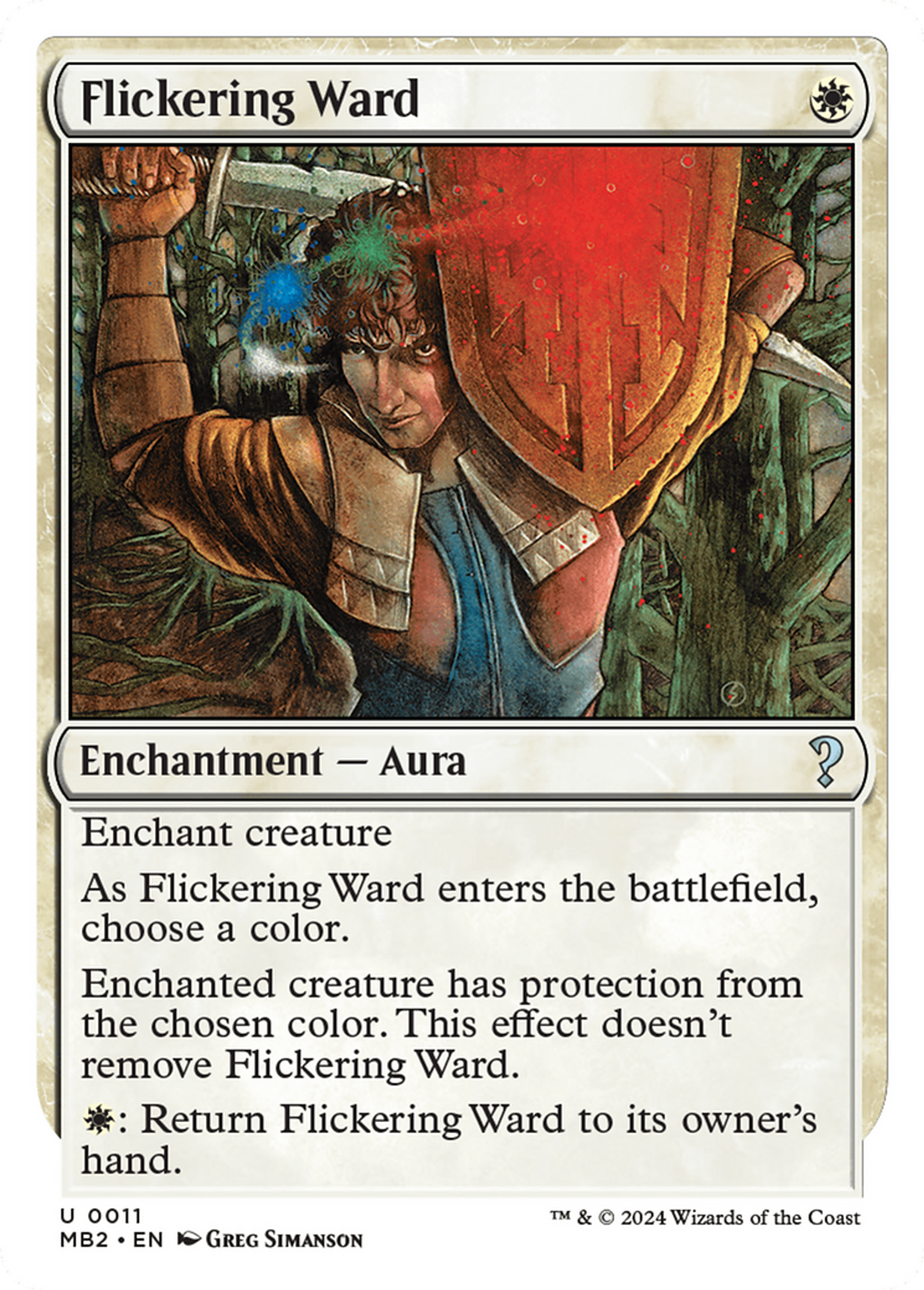 Rune de garde scintillante — Mystery Booster 2 — Magic: The Gathering